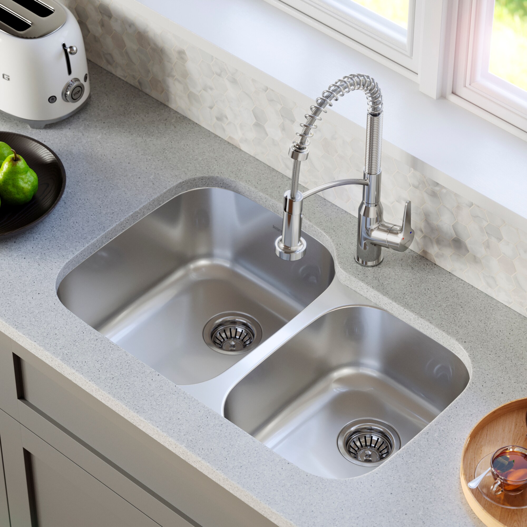 Karran PU23R-PK1 Kitchen-Sinks - View #3
