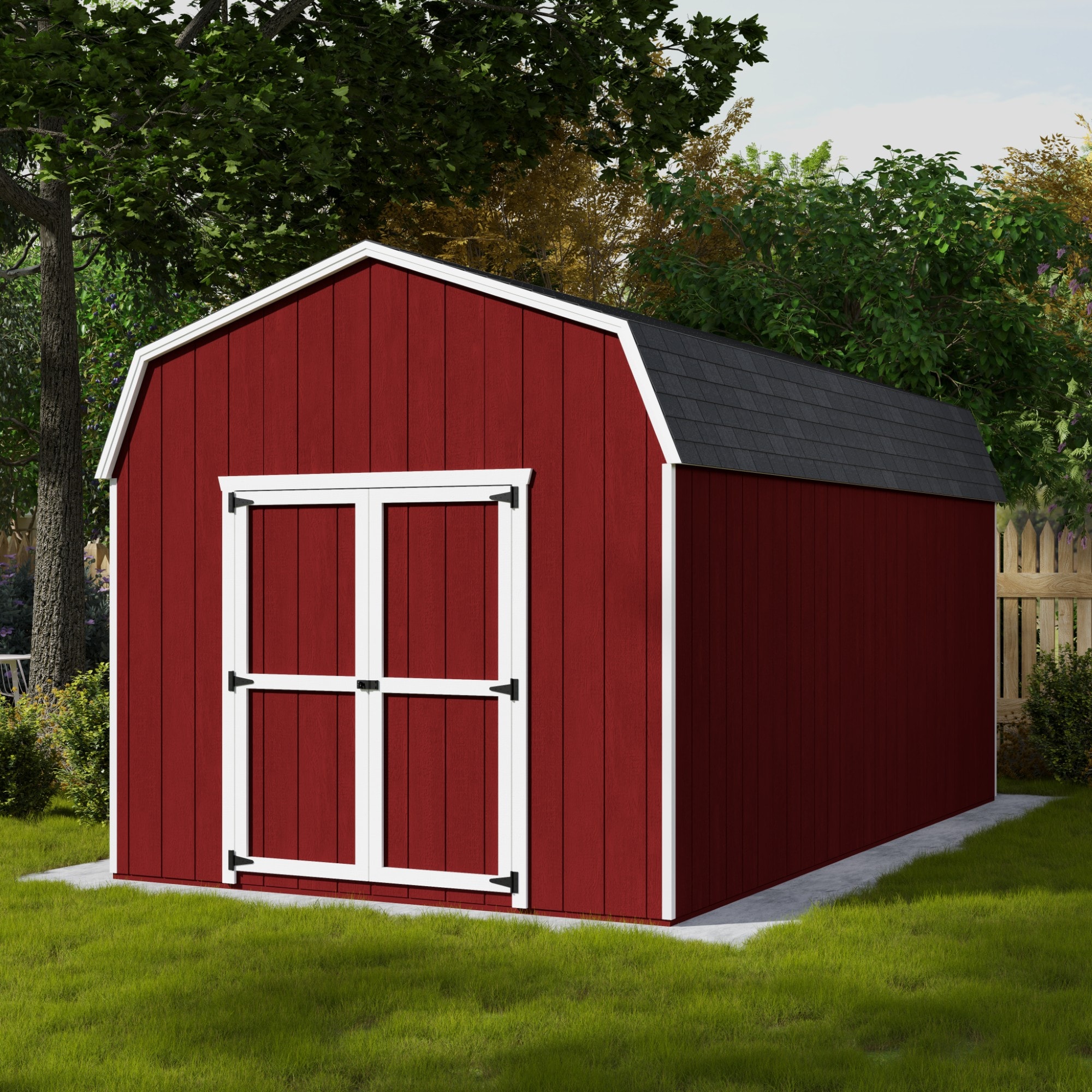 Little Cottage Co 10X18 VGB-6-PC Wood-Storage-Buildings - View #2