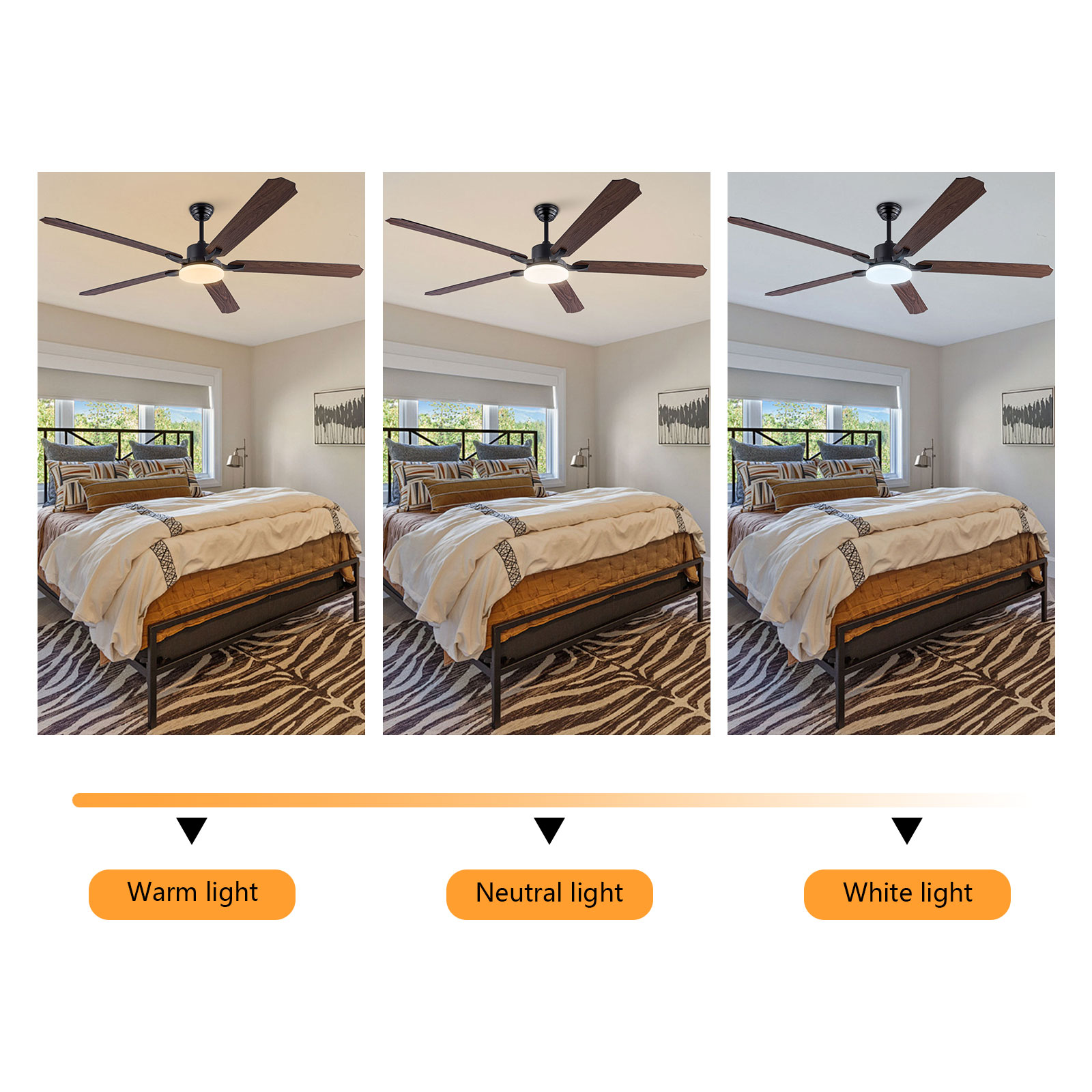 Oukaning JZUCOD-00720099 Ceiling-Fans - View #3