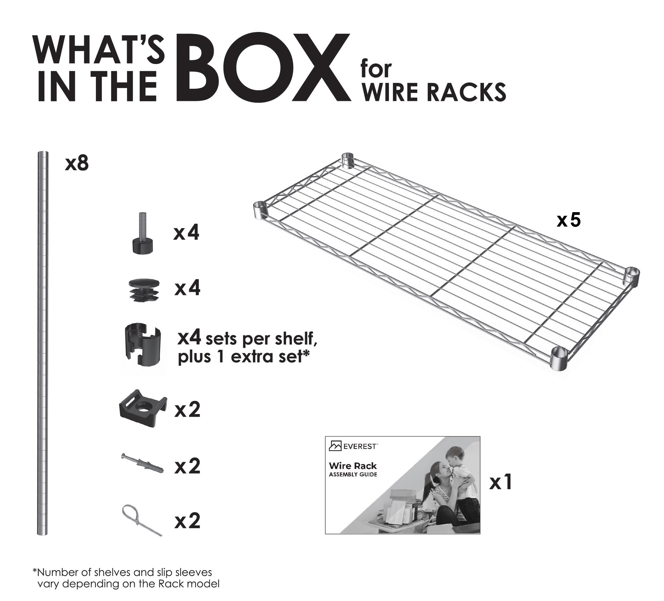 Everest ERS5CMCS Free-Standing-Shelving - View #11