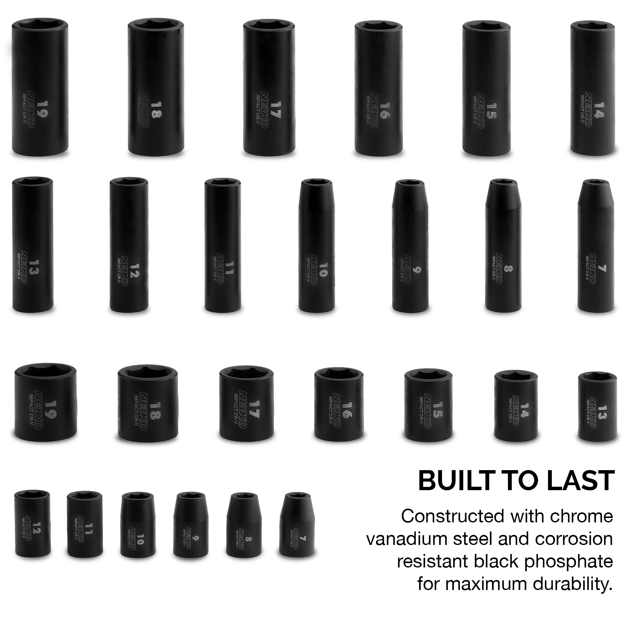 NEIKO 02433A Impact-Socket-Sets - View #2