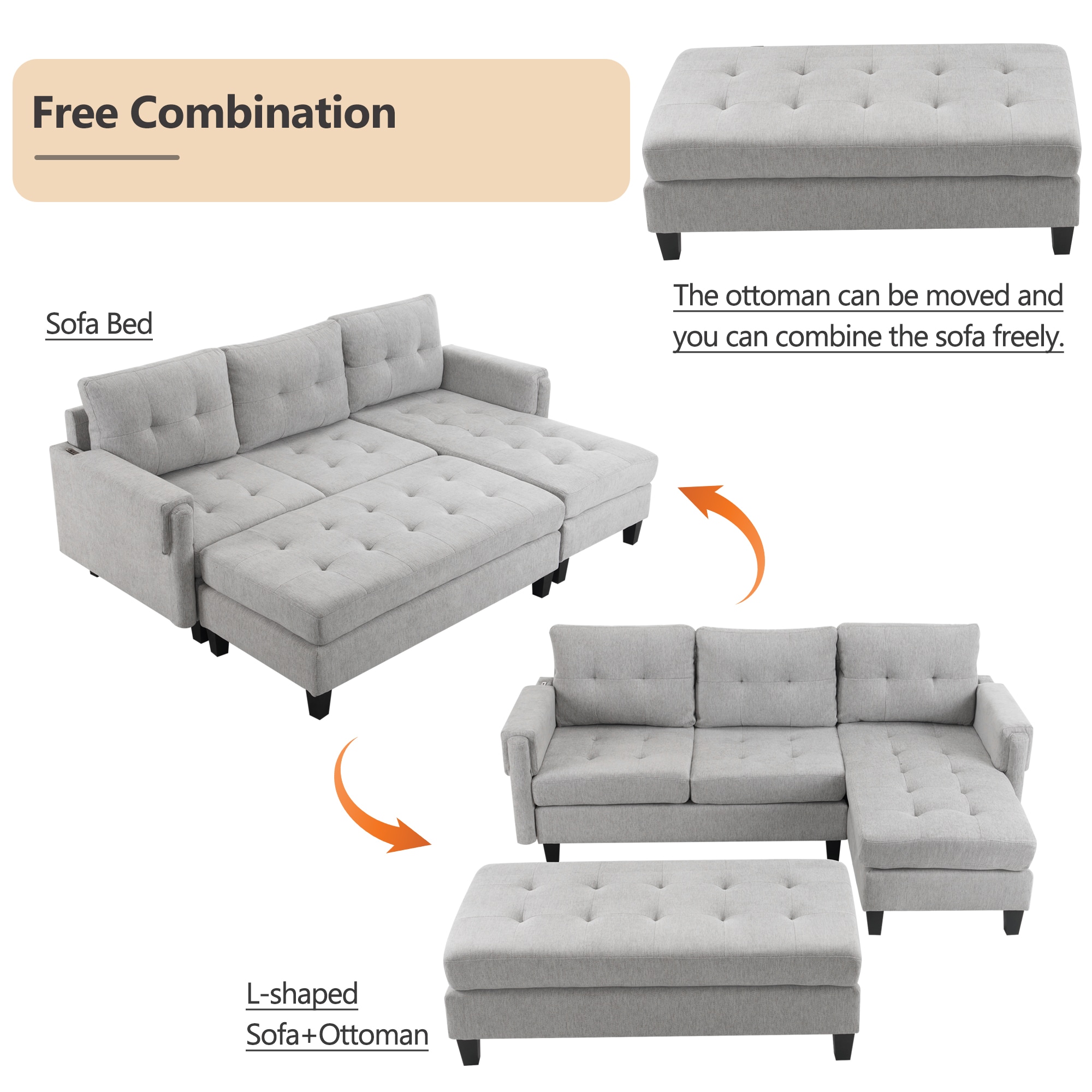 ModernLuxe N719S001670E Sofas-Loveseats - View #3