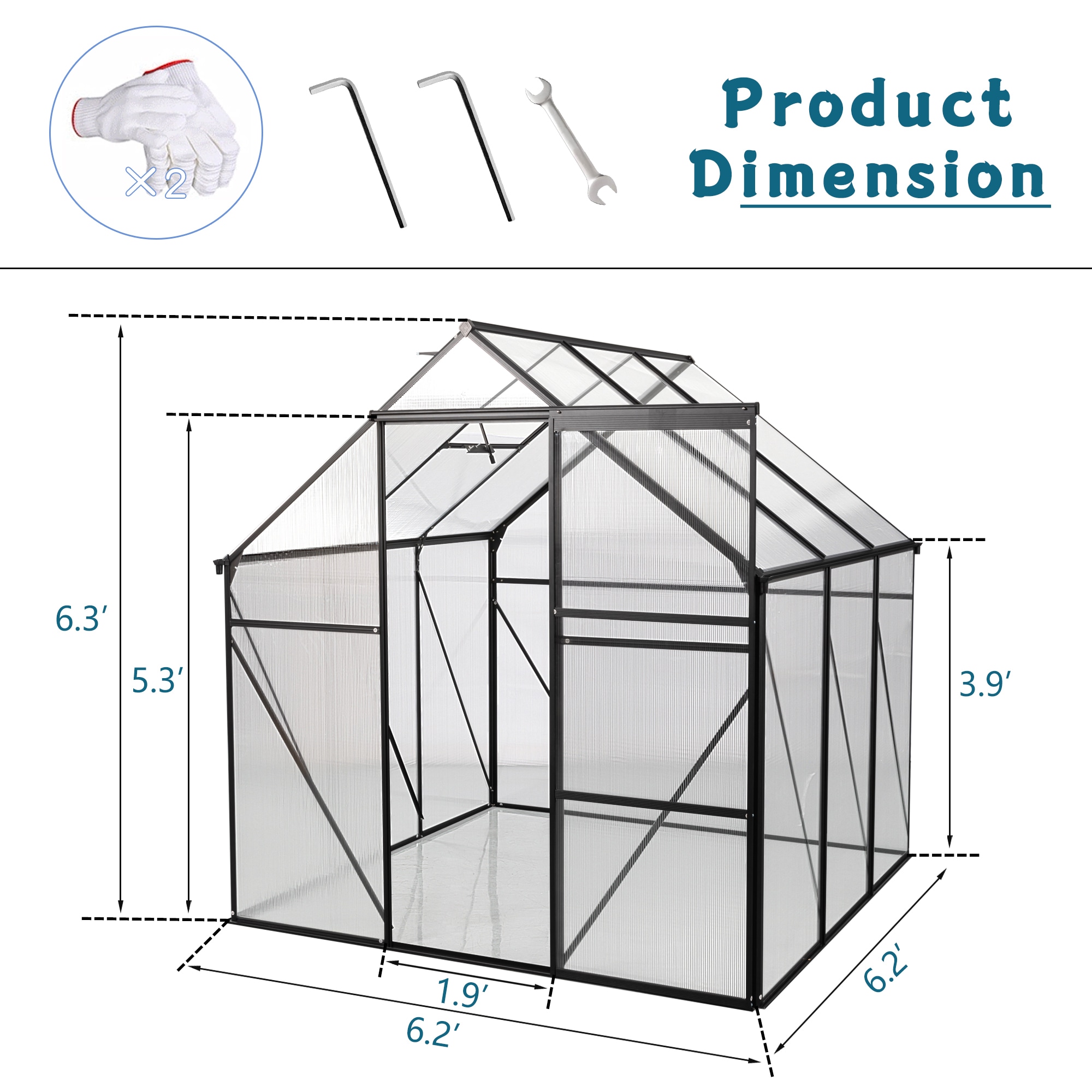 Mondawe MD-WWC00008 greenhouses - View #7