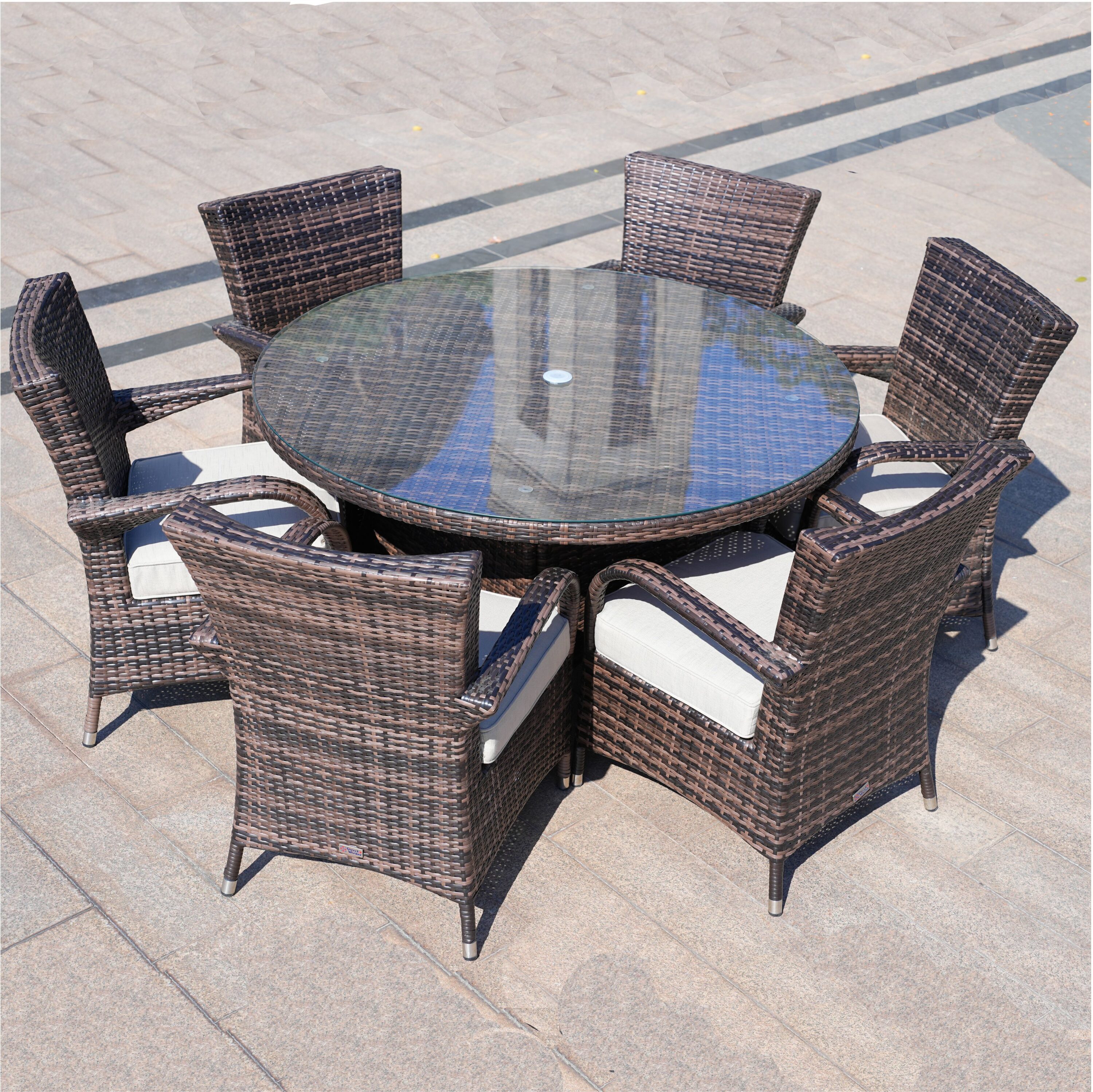 Direct Wicker DWD-1122&3256B-BR Patio-Dining-Sets - View #8