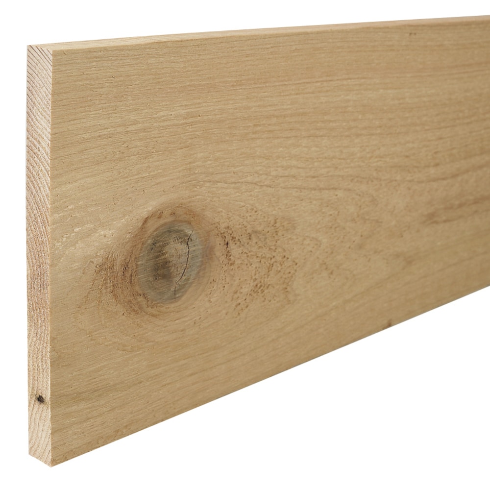 RELIABILT 1-in X 8-in X 12-ft Square Edge Unfinished Cedar Board At ...