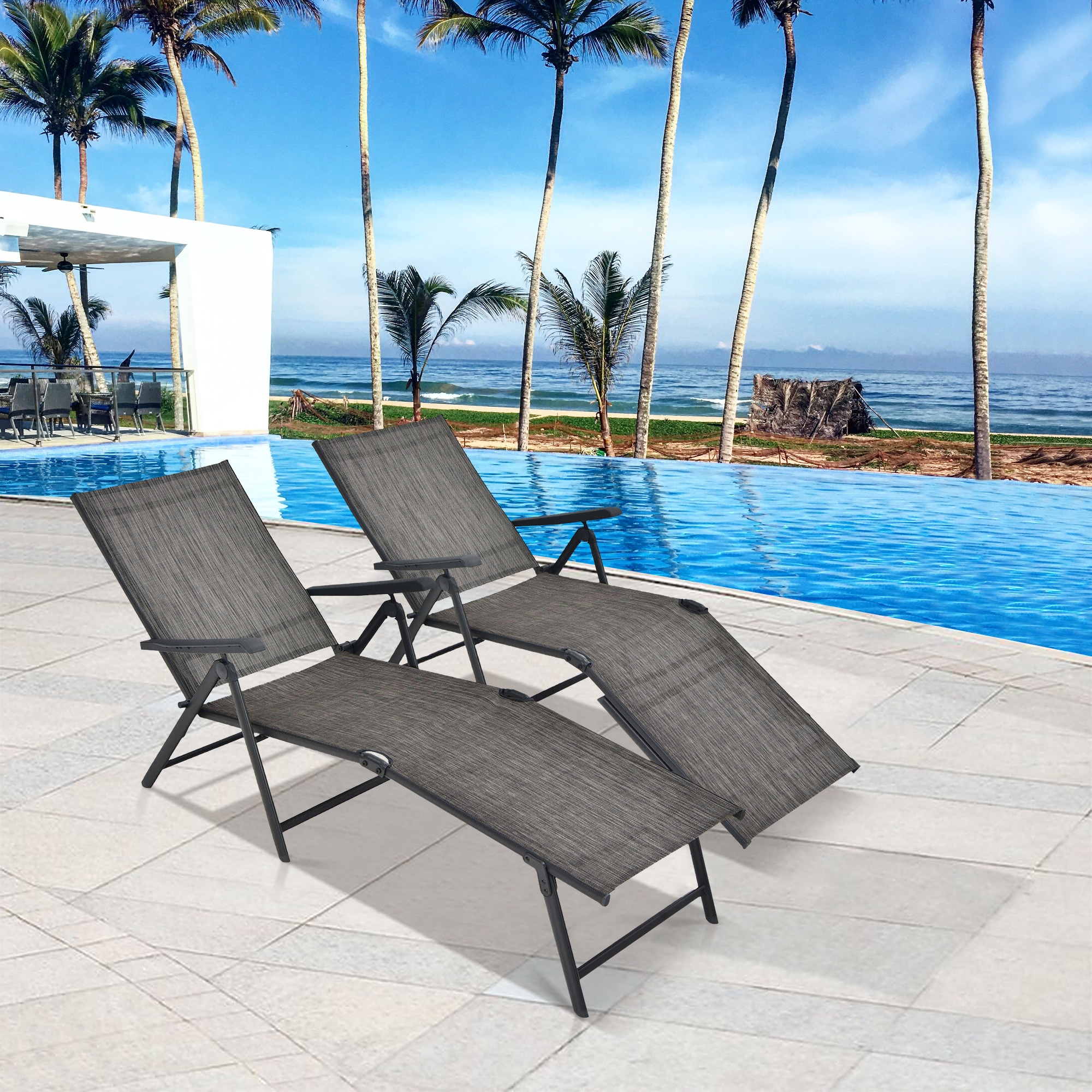 WELLFOR TDJ10547GR-2 Patio-Chairs - View #5