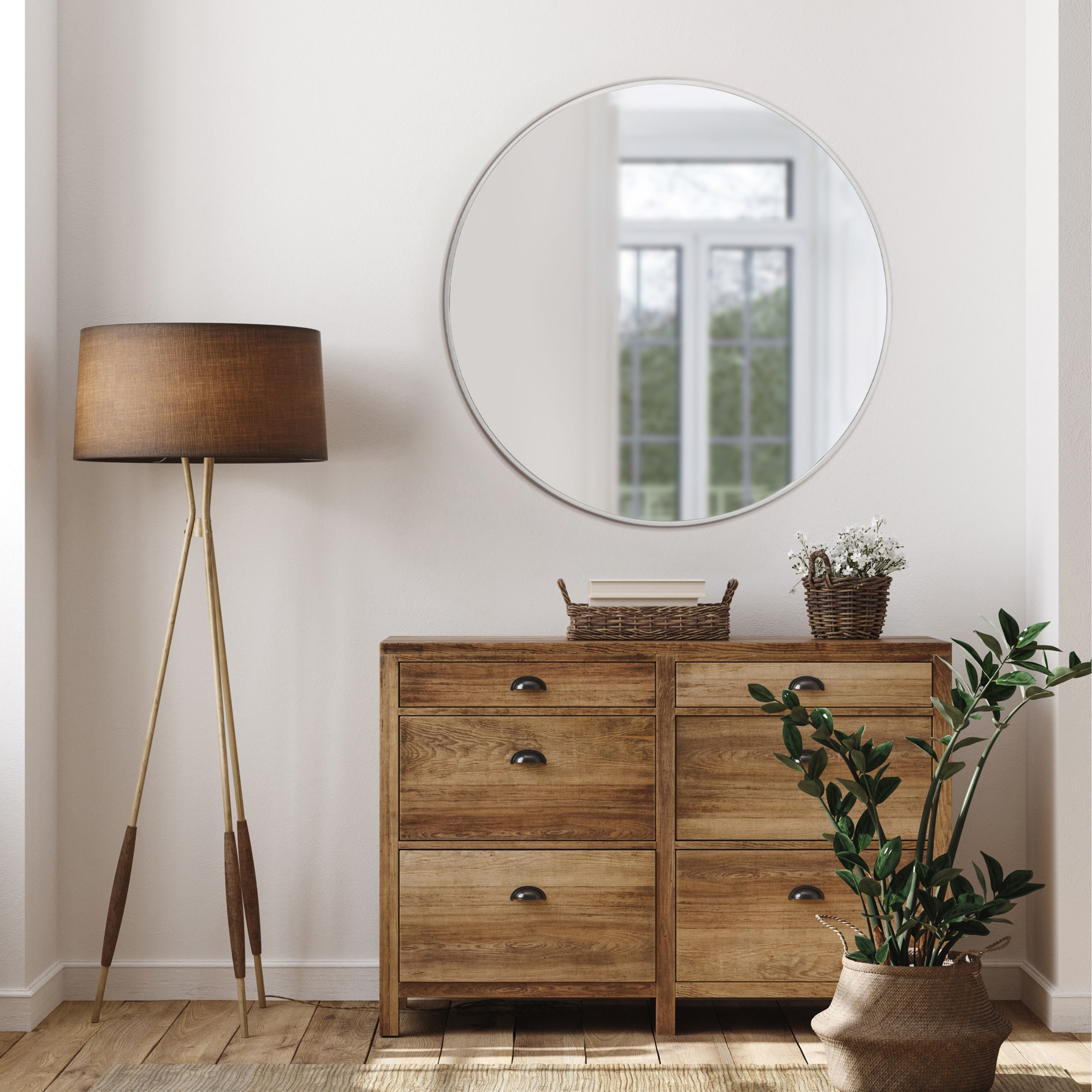 Design House 596536-SLV Framed-Bath-Mirrors - View #9
