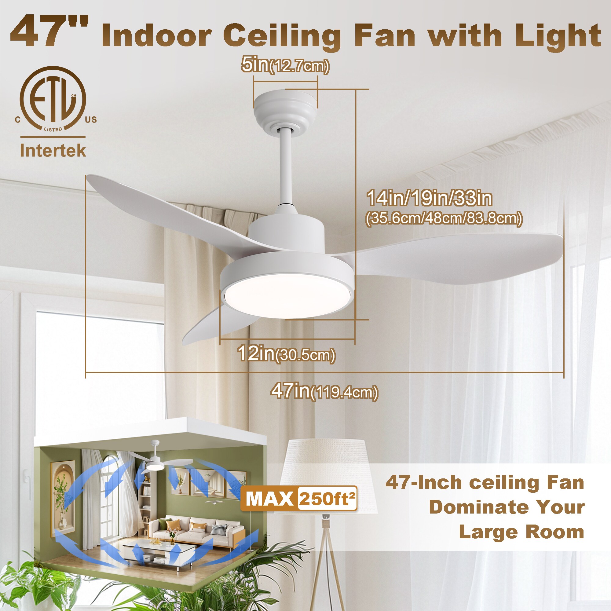 Sunrinx MG12-CF-10 Ceiling-Fans - View #8