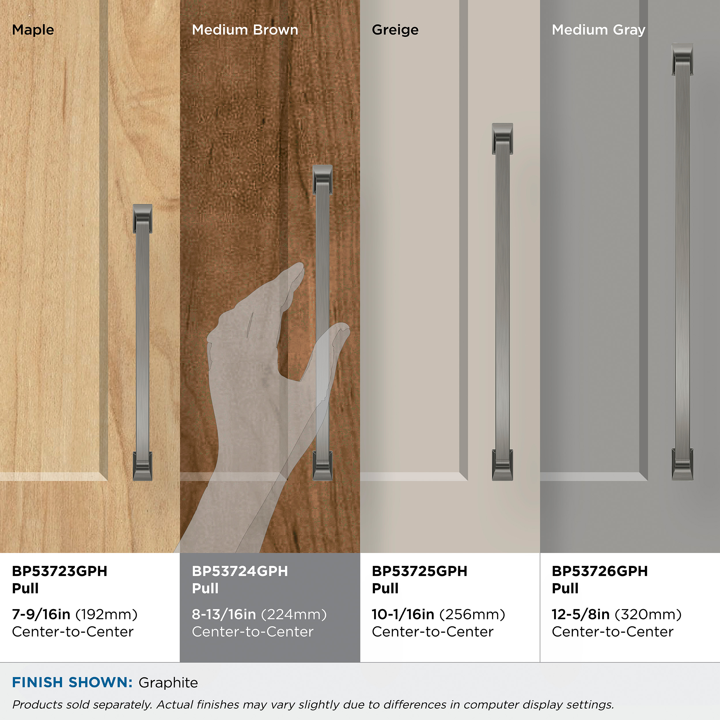 Amerock BP53724GPH Cabinet-Pulls - View #5