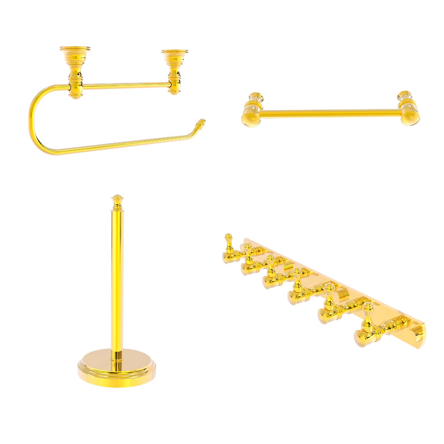 Allied Brass CL-30-6-PB Cabinet-Pulls - View #3