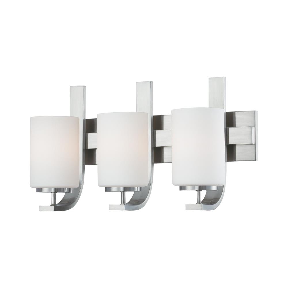 Thomas Lighting SL715378 Pendenza 20-in 3 -Light Brushed Steel Transitional Vanity light
