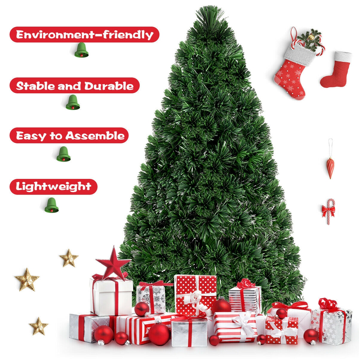 Goplus CM20525 Artificial-Christmas-Trees - View #5