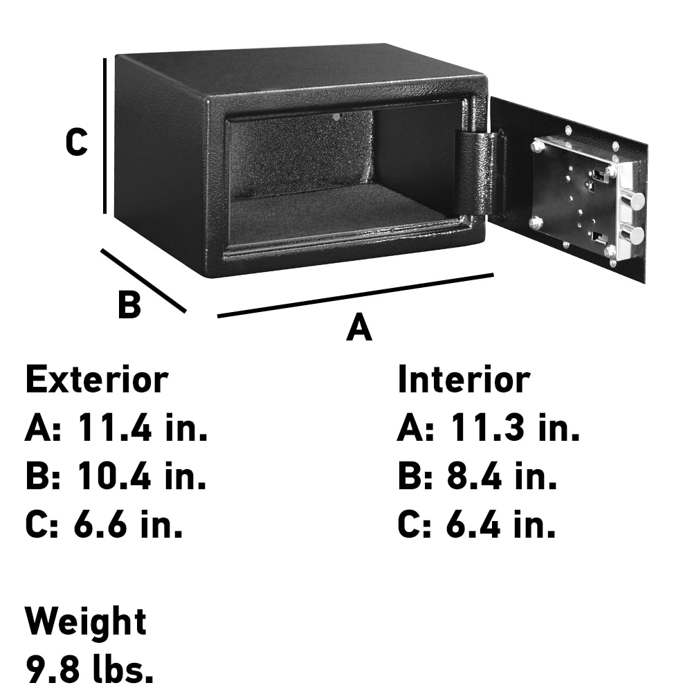 SentrySafe X031 Floor-Wall-Safes - View #5