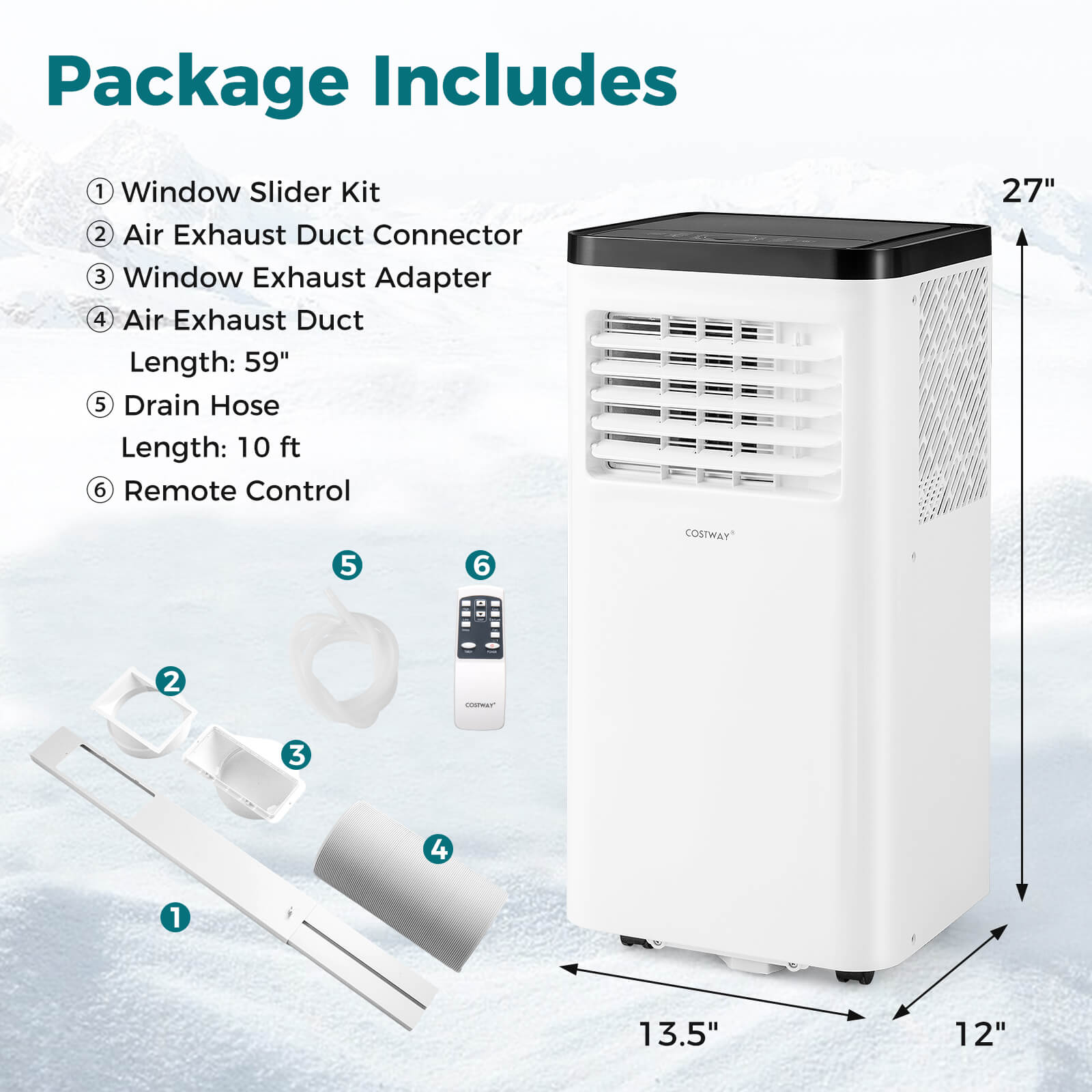 Costway CSHY005699 Portable-Air-Conditioners - View #3