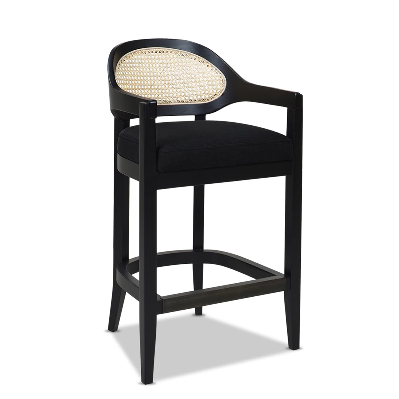 Rattan counter height stools with online backs