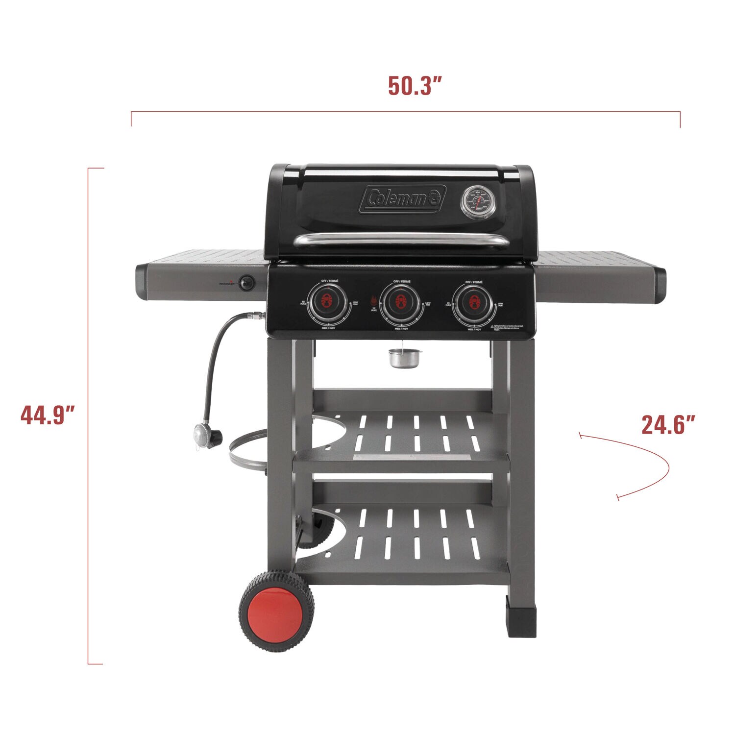 Coleman CO-300BBQ-3-KIT Gas-Grill - View #2