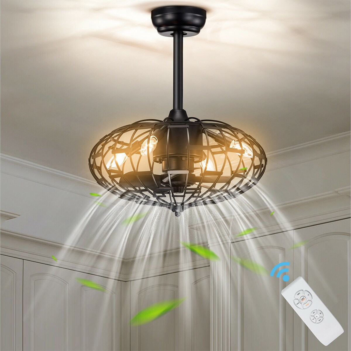 WELLFOR DFJ10066US-DK Ceiling-Fans - View #4