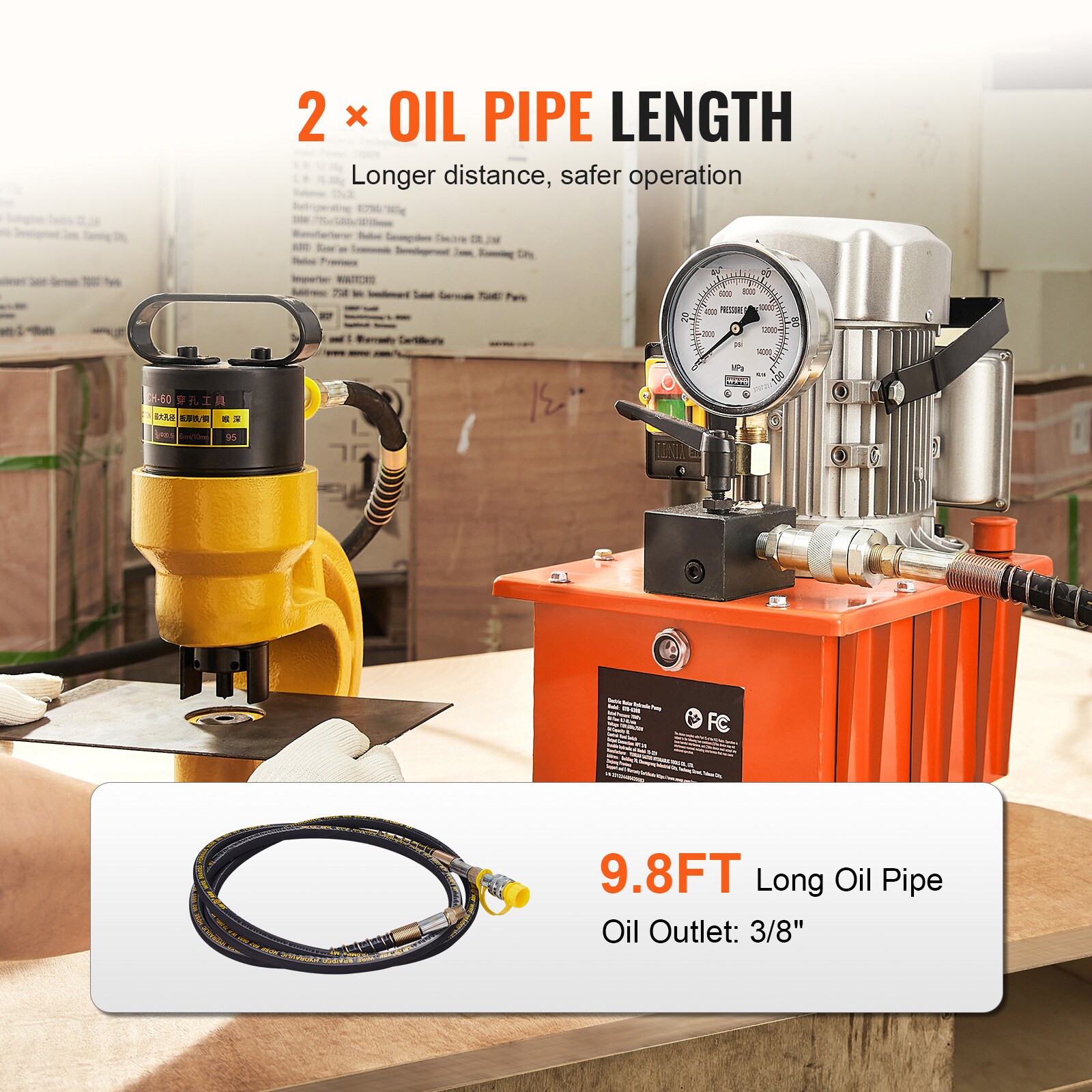 VEVOR SCDD750W8L3101114V1 pumps - View #2