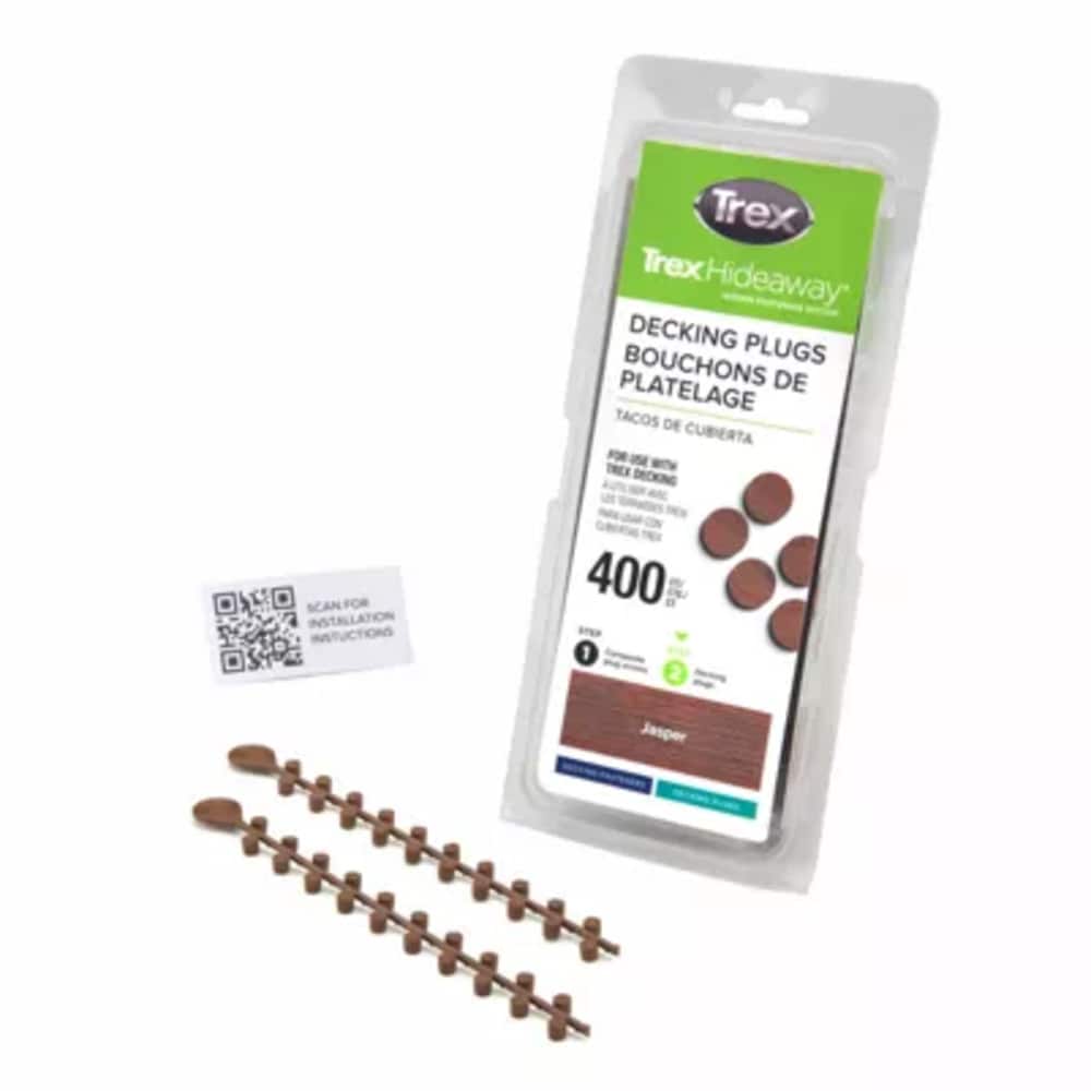 Trex TDPLGJA40001 Hideaway 1 Millimeters Jasper Hidden Deck Fastener 900 Square feet ( 400 -Pack )