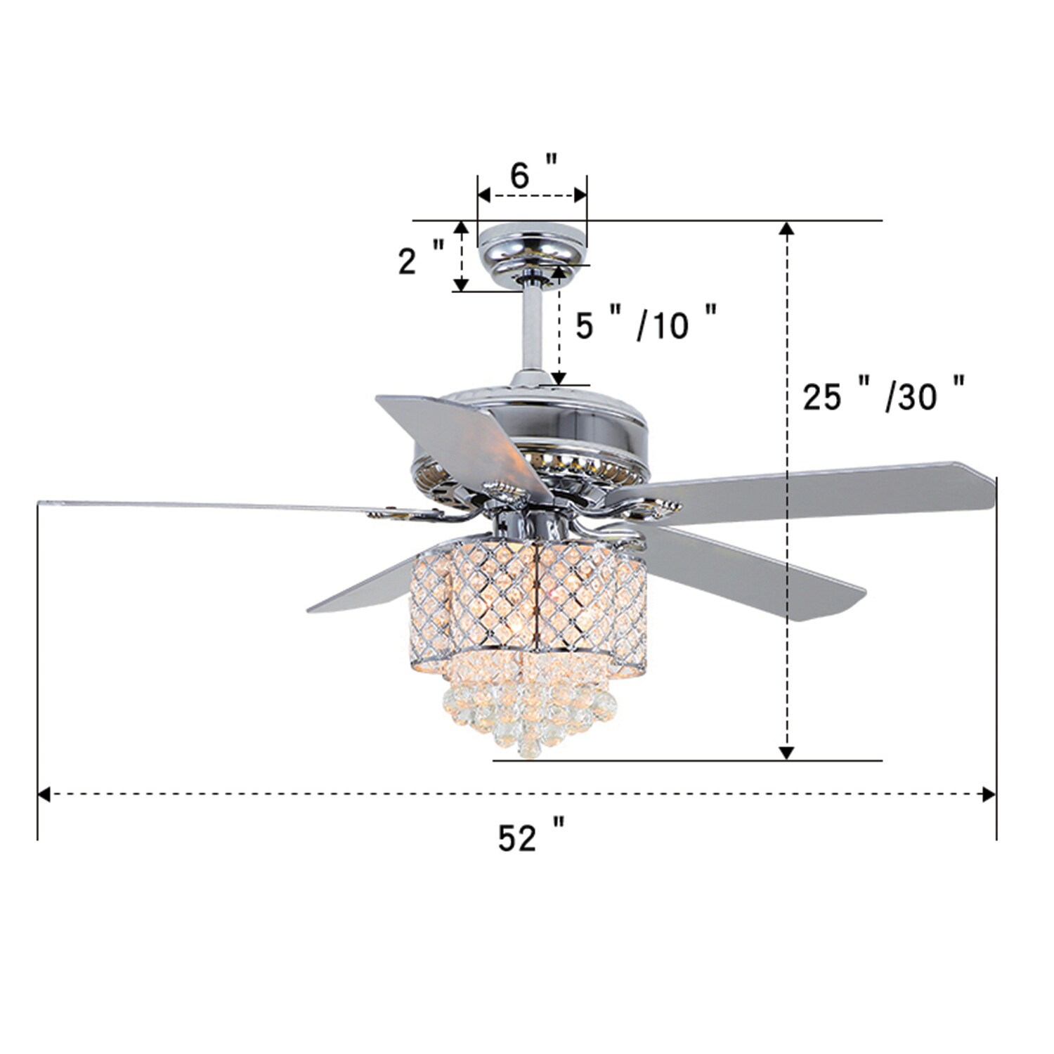 Maincraft D01-5287CH Ceiling-Fans - View #7