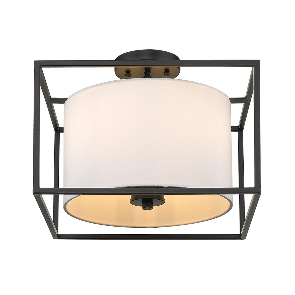 Golden Lighting 2243-SF BLK-MWS flushmounts - View #4