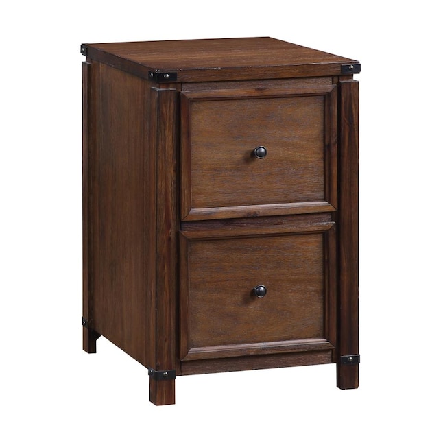Osp Home Furnishings Baton Rouge Brushed Walnut 2 Drawer File Cabinet In The Cabinets Department At Lowes Com