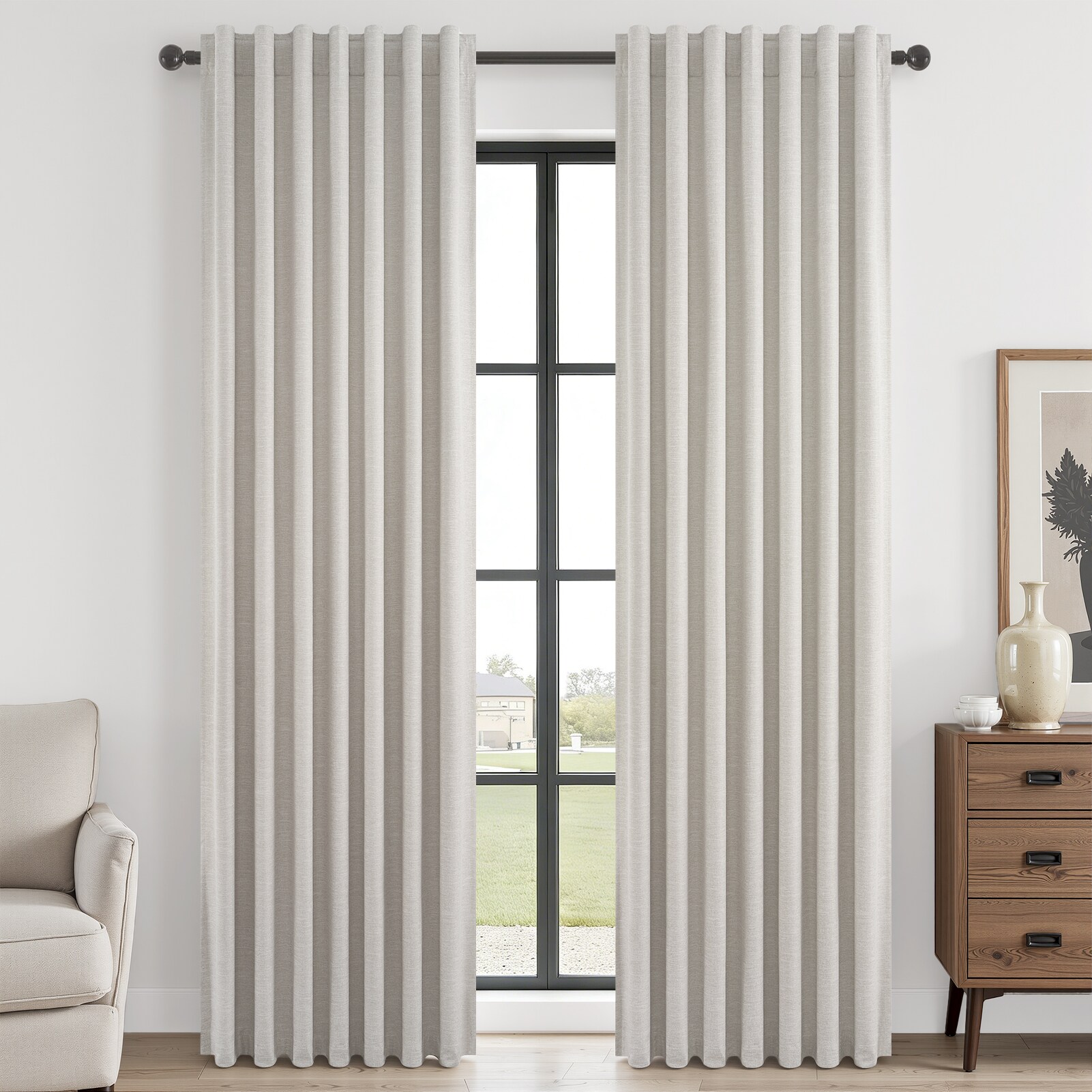 Topfinel 222RB LINEN 52X84 curtains - View #4