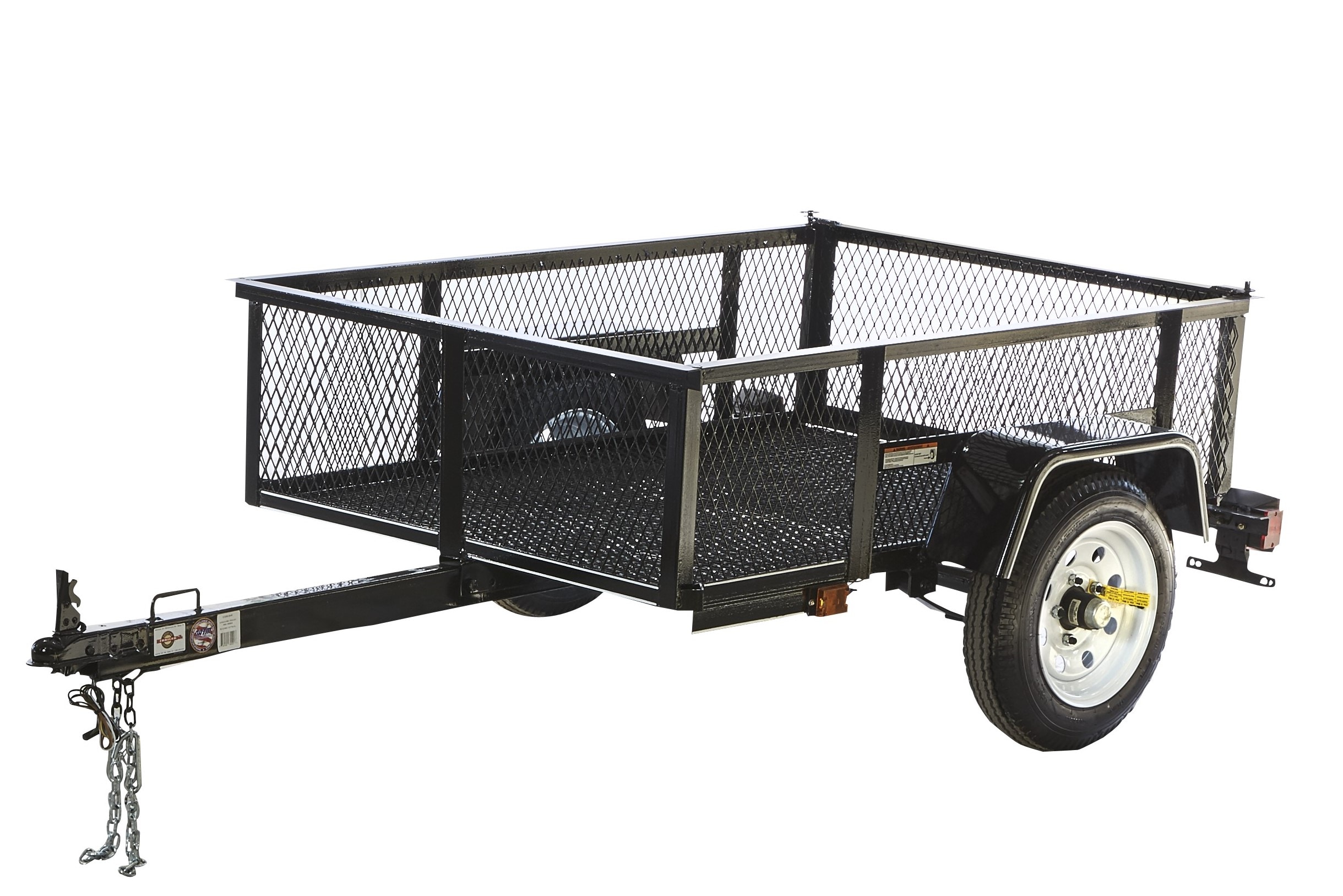 Carry-On Trailer 4-ft x 5-ft Steel Mesh Utility Trailer (1750-lb Capacity)  in the Utility Trailers department at
