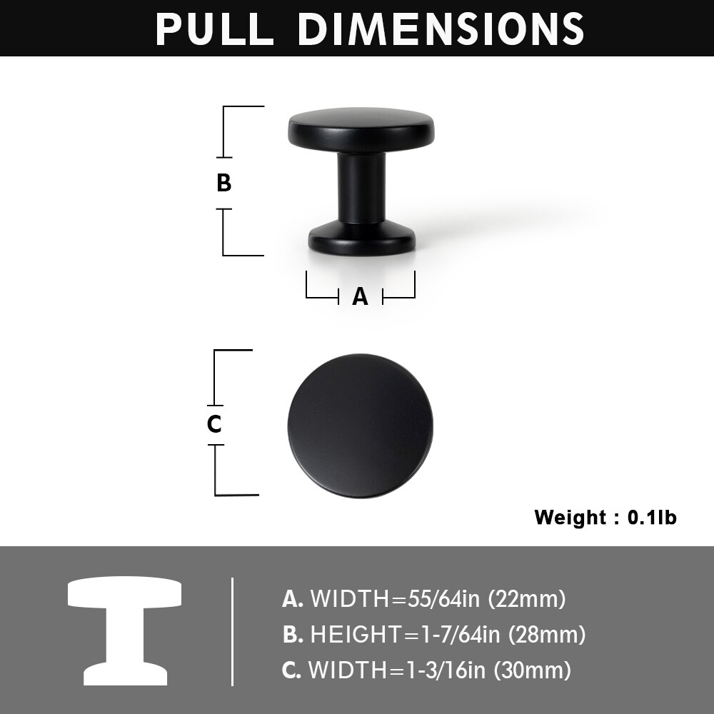 Miaokesen 9359B-DK-12 Cabinet-Knobs - View #2
