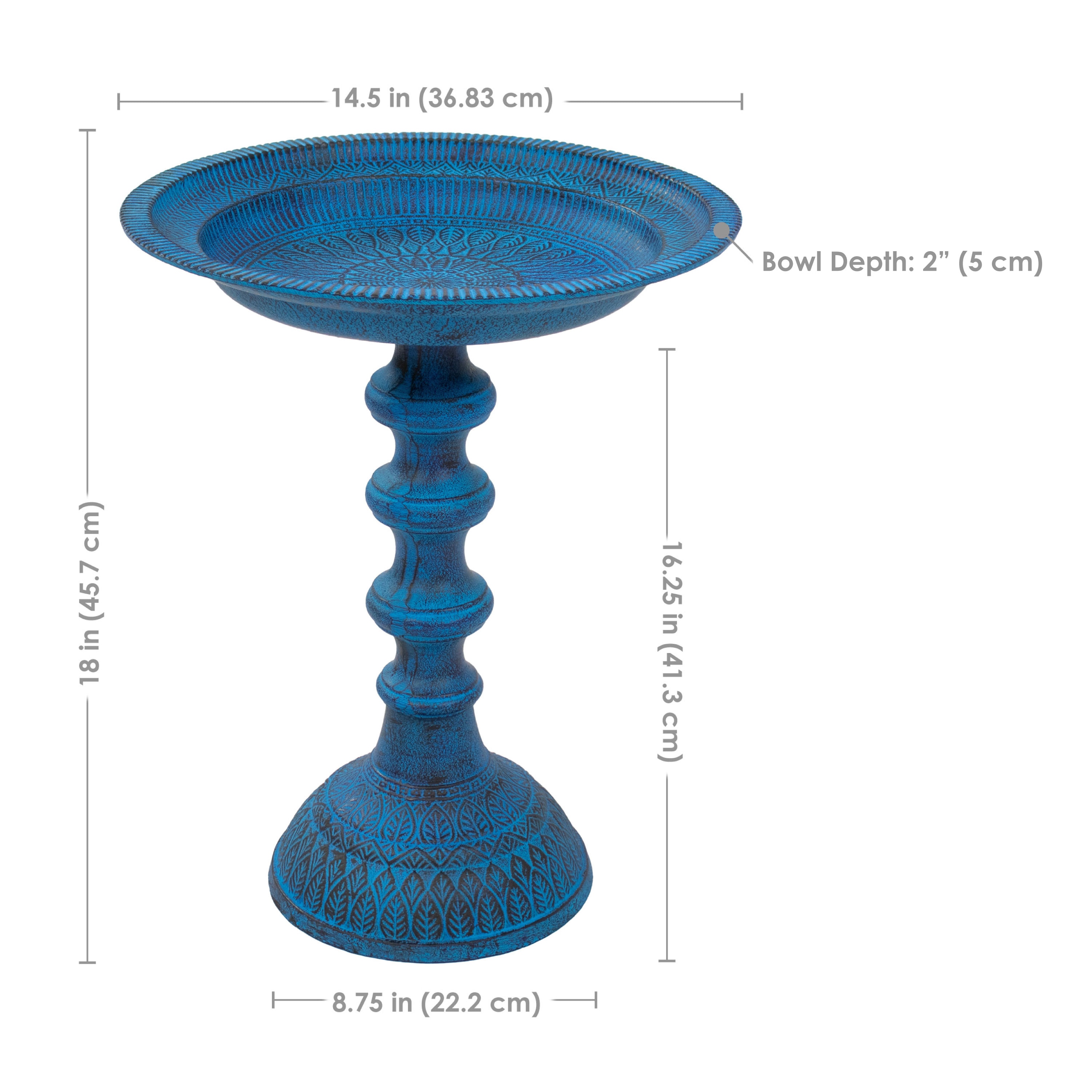 Sunnydaze Decor NOB-059 birdbaths - View #3