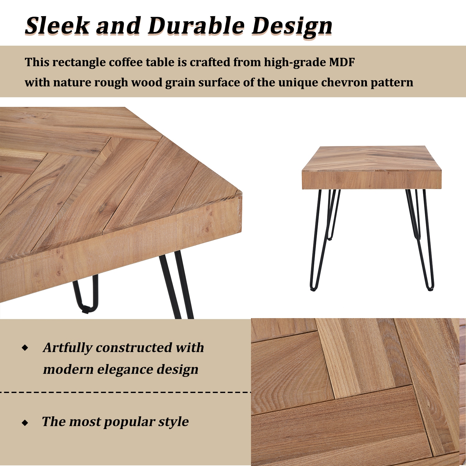 Clihome OTCH-190111-2AL Coffee-Tables - View #4