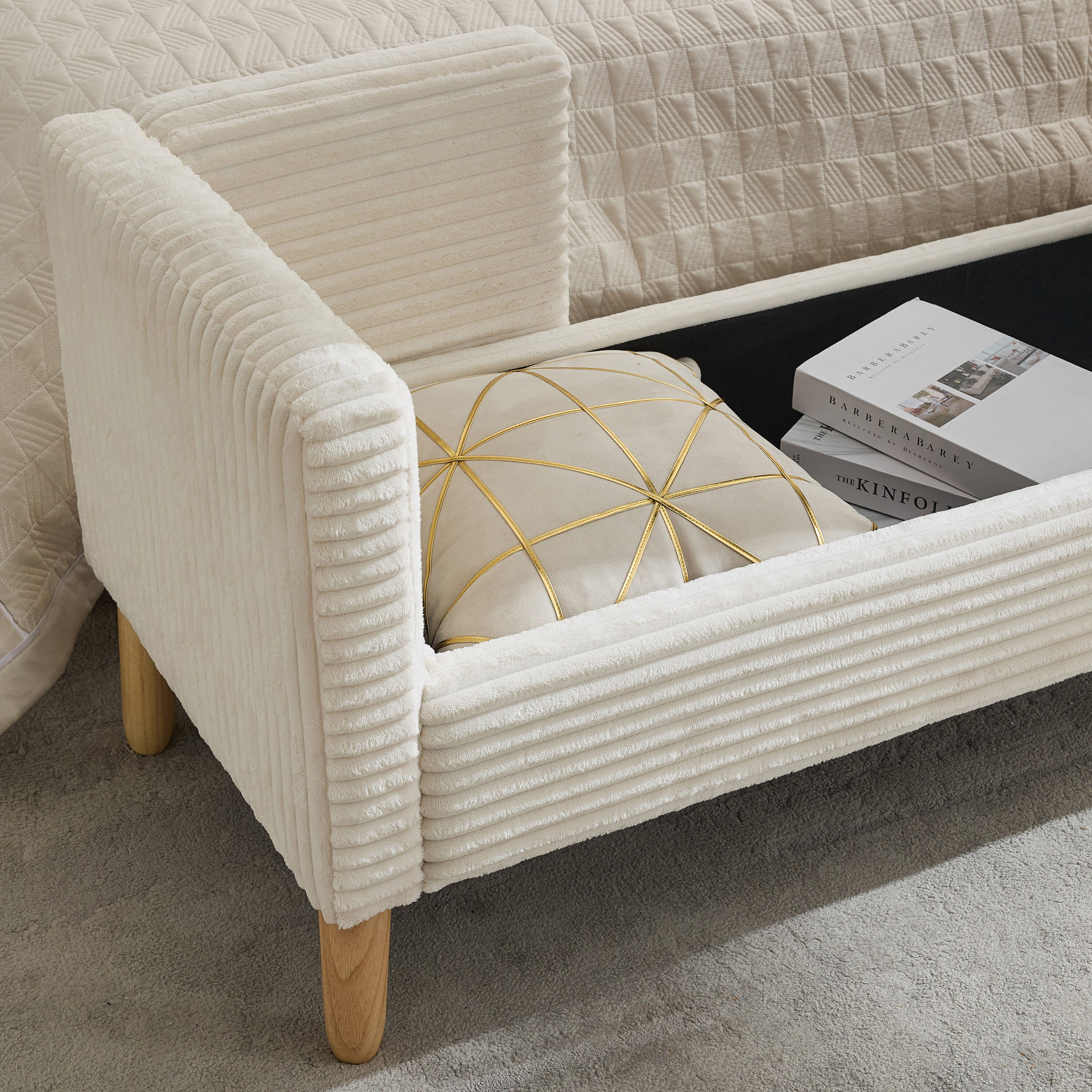 Hrinhom HC-S4112-IVORY bench - View #10