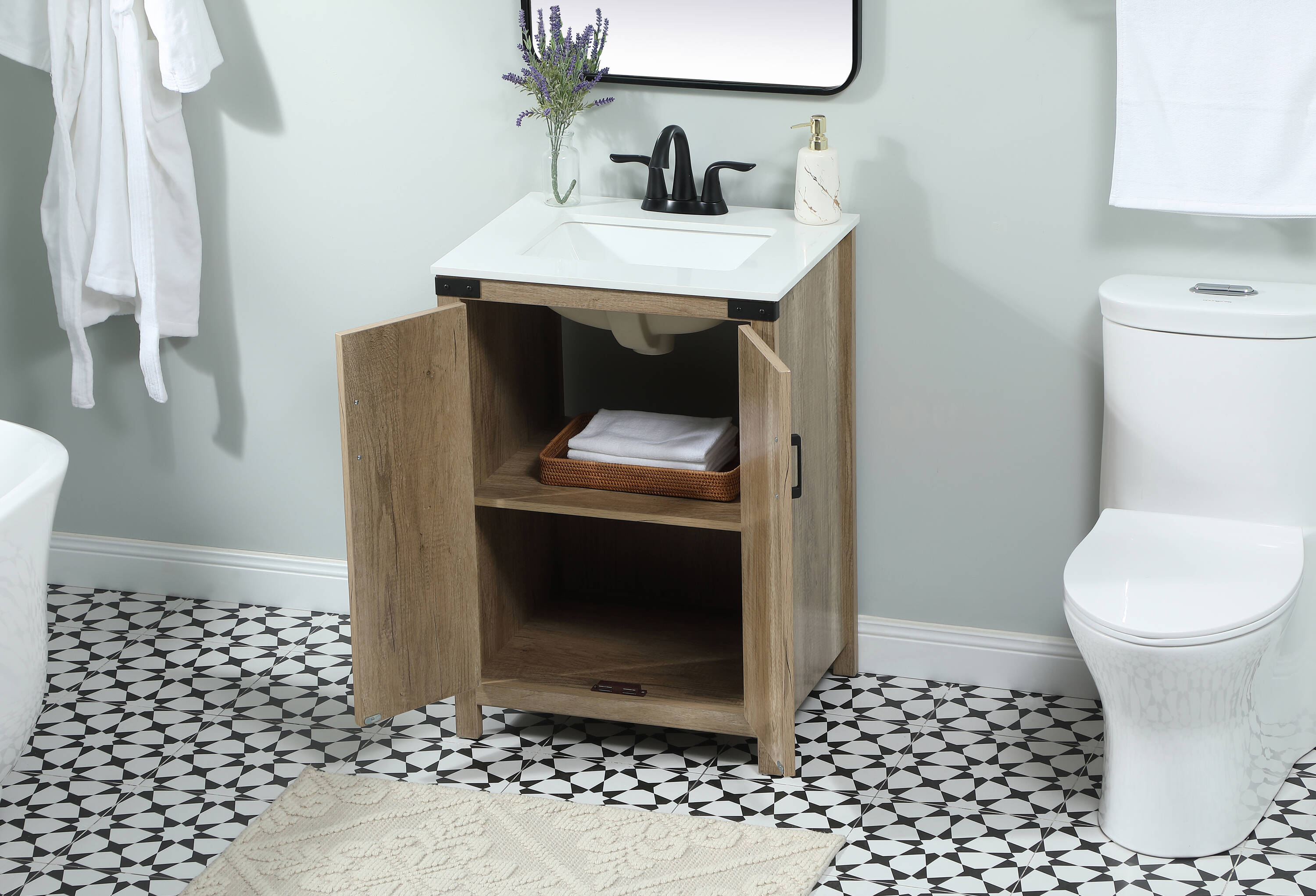 Elegant Decor HF270672NT Bath-Vanity-Combo - View #8