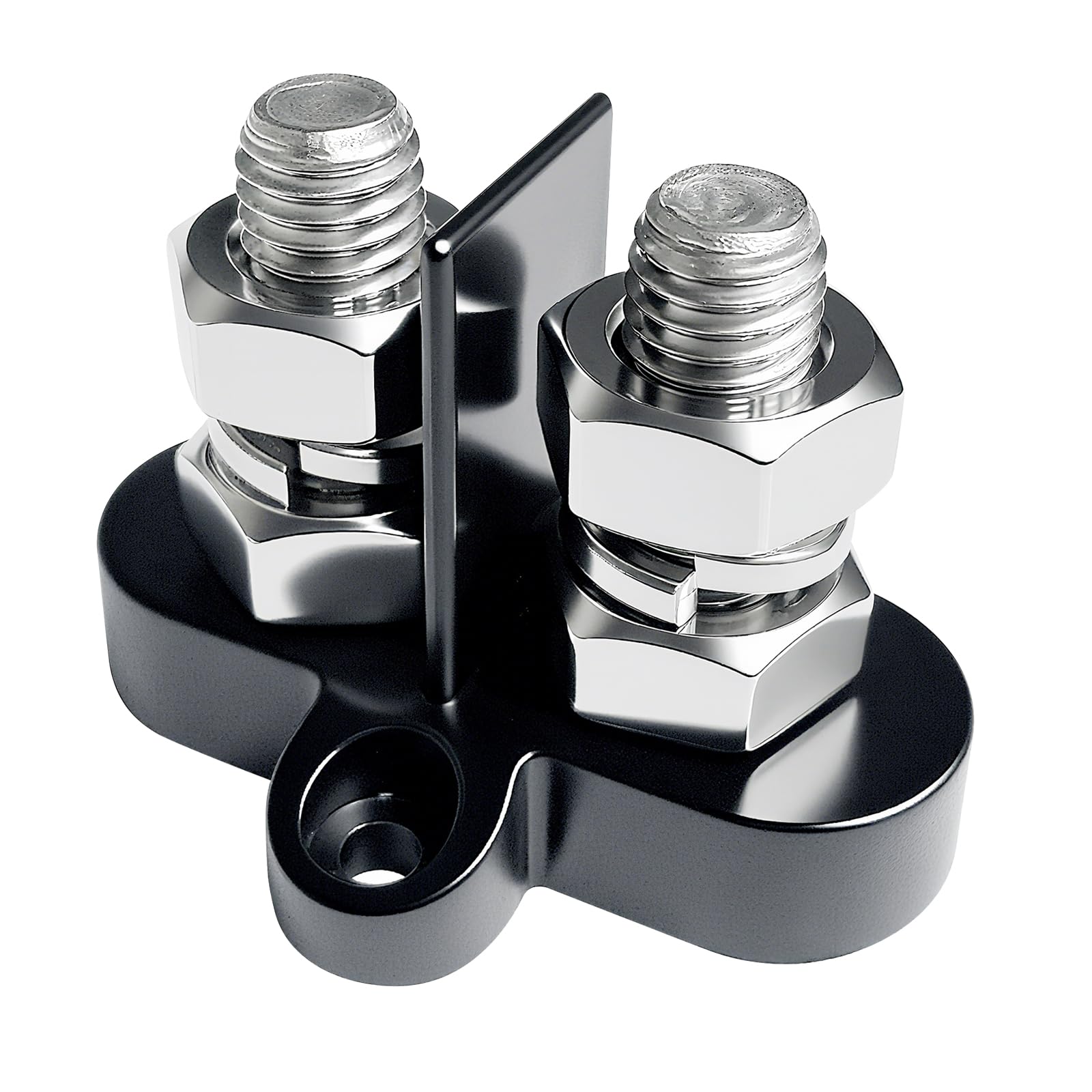 Oyezvary M10 Dual Stud Divider Slice Insulated Buss Bar 250A Power Distribution 12V to 48V power cell Junction Block Marine Ground Post for RV #LOZ0827O0411