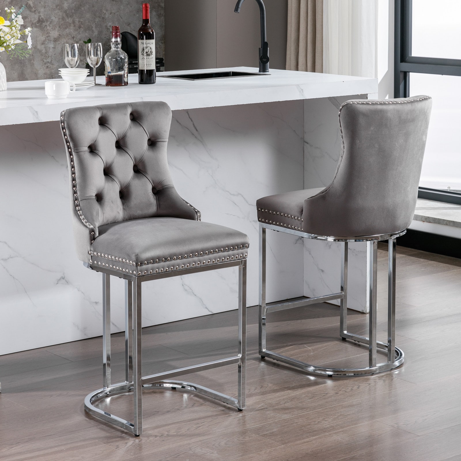 Hrinhom HC-D8003-GRAY stools - View #4