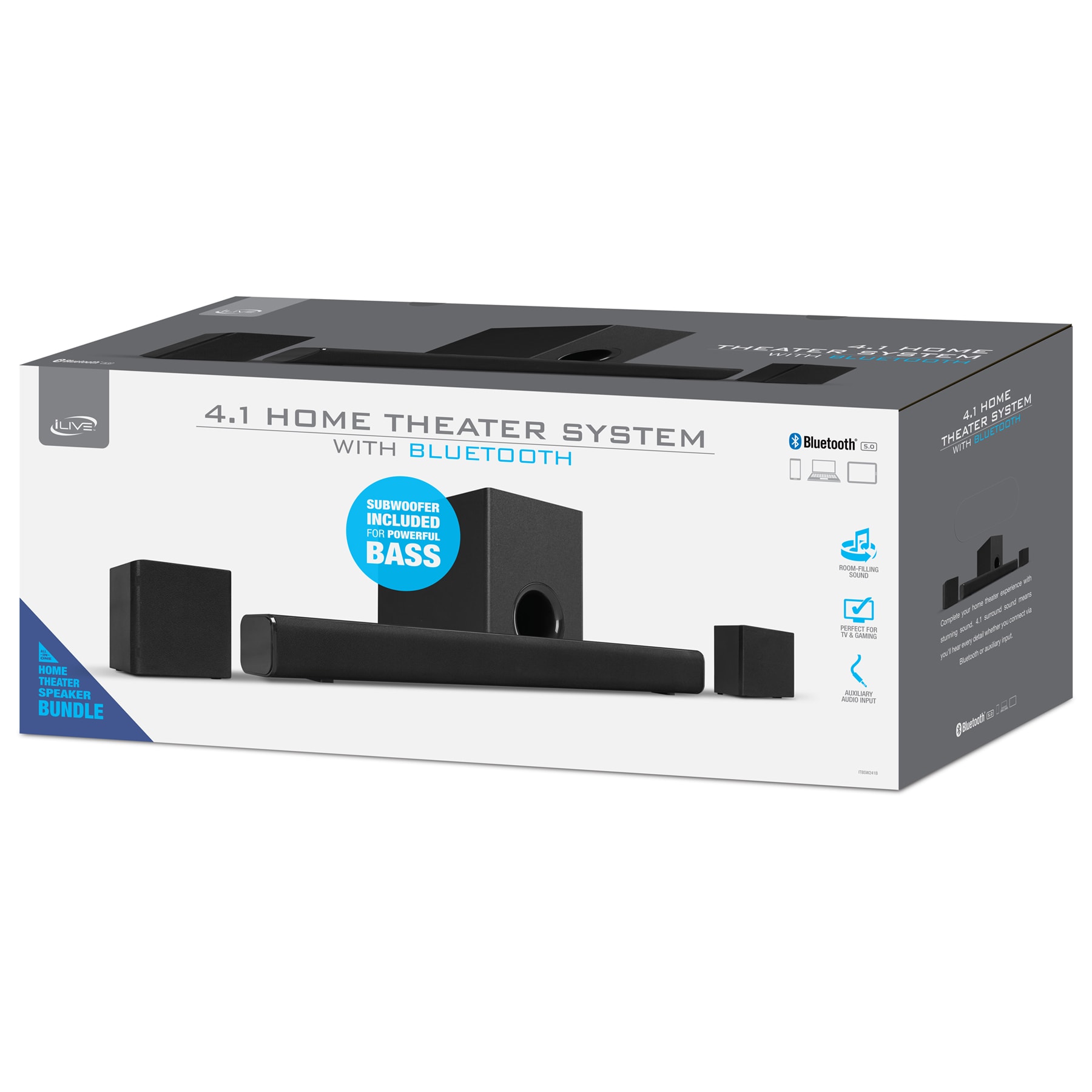 Ilive bluetooth 5.1 home theater deals speaker system