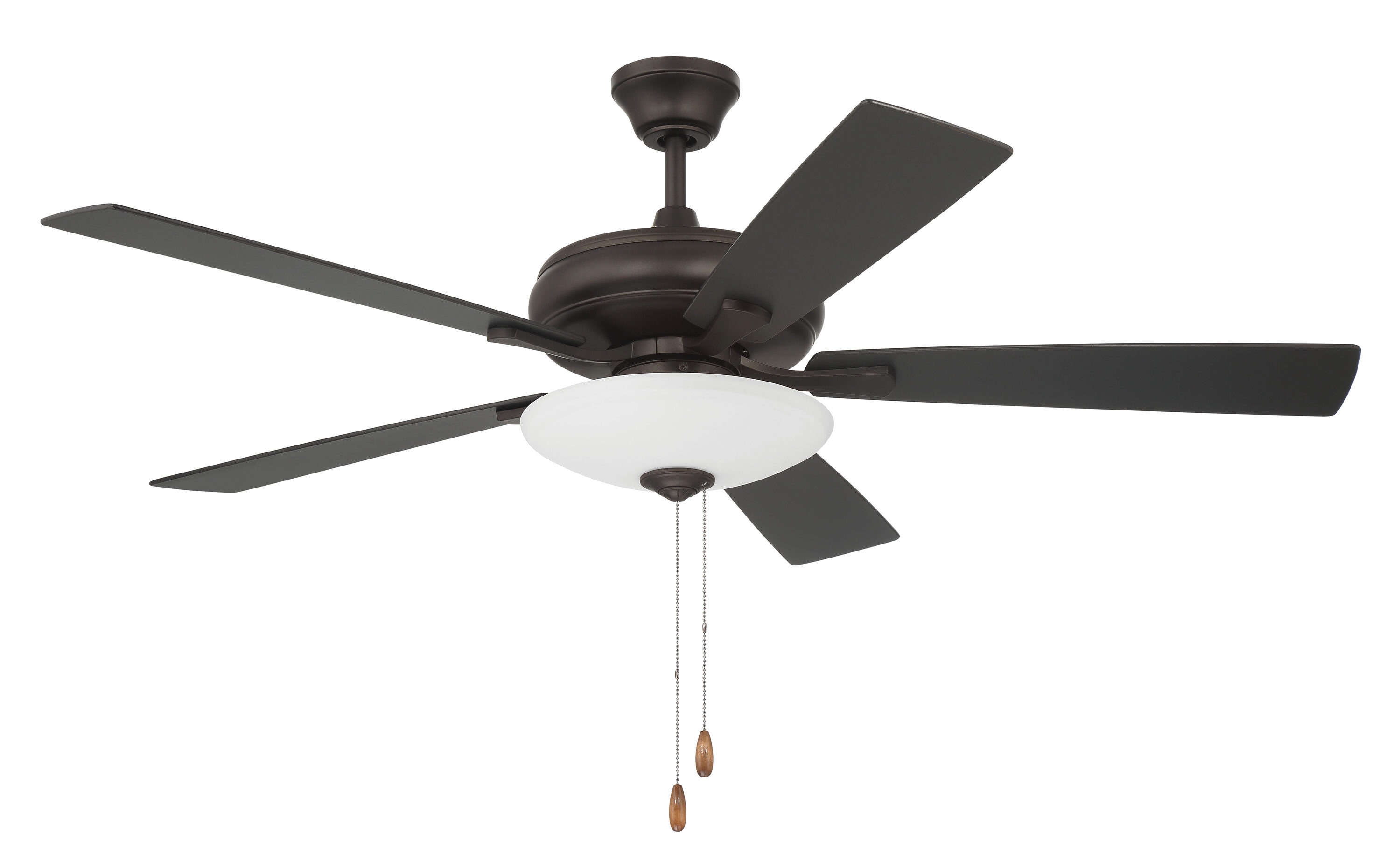 Craftmade Eos 52-in Espresso LED Indoor Ceiling Fan with Light (5-Blade ...