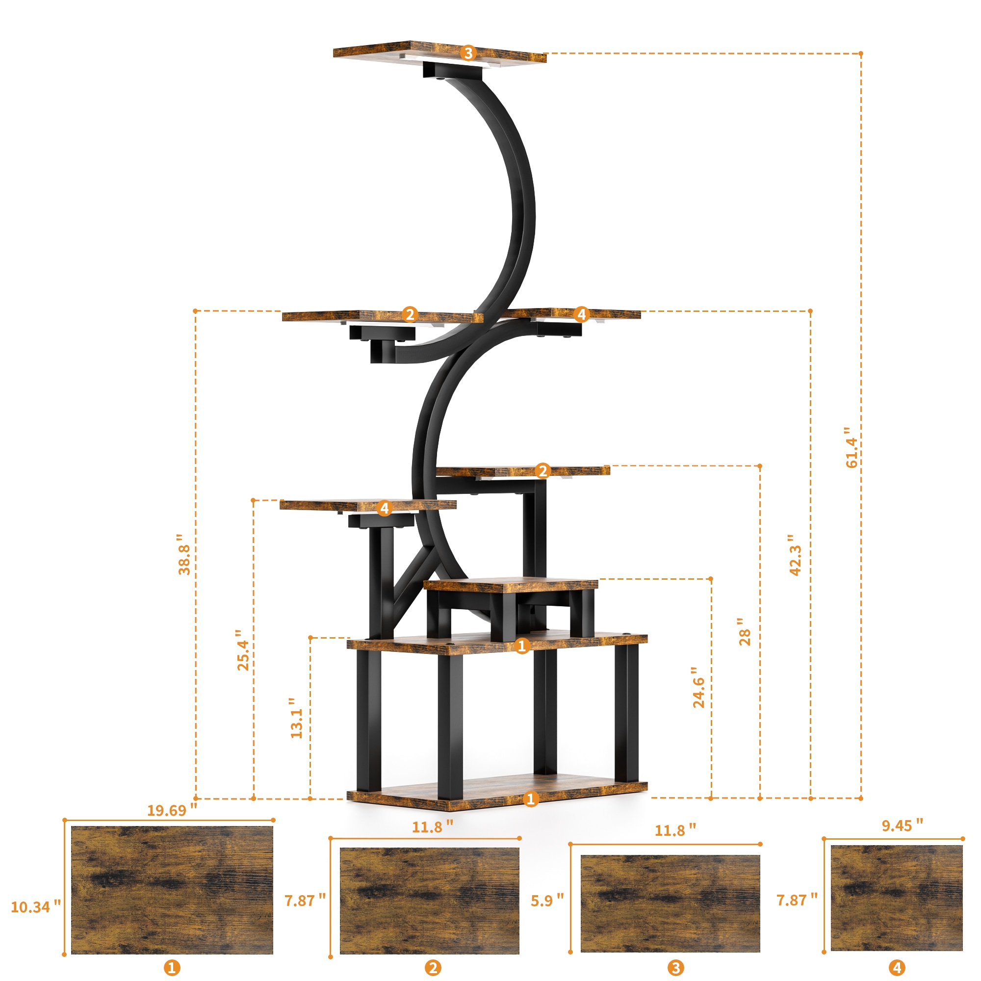 EXTRAUP YHLW465127583 Plant-Stand - View #4