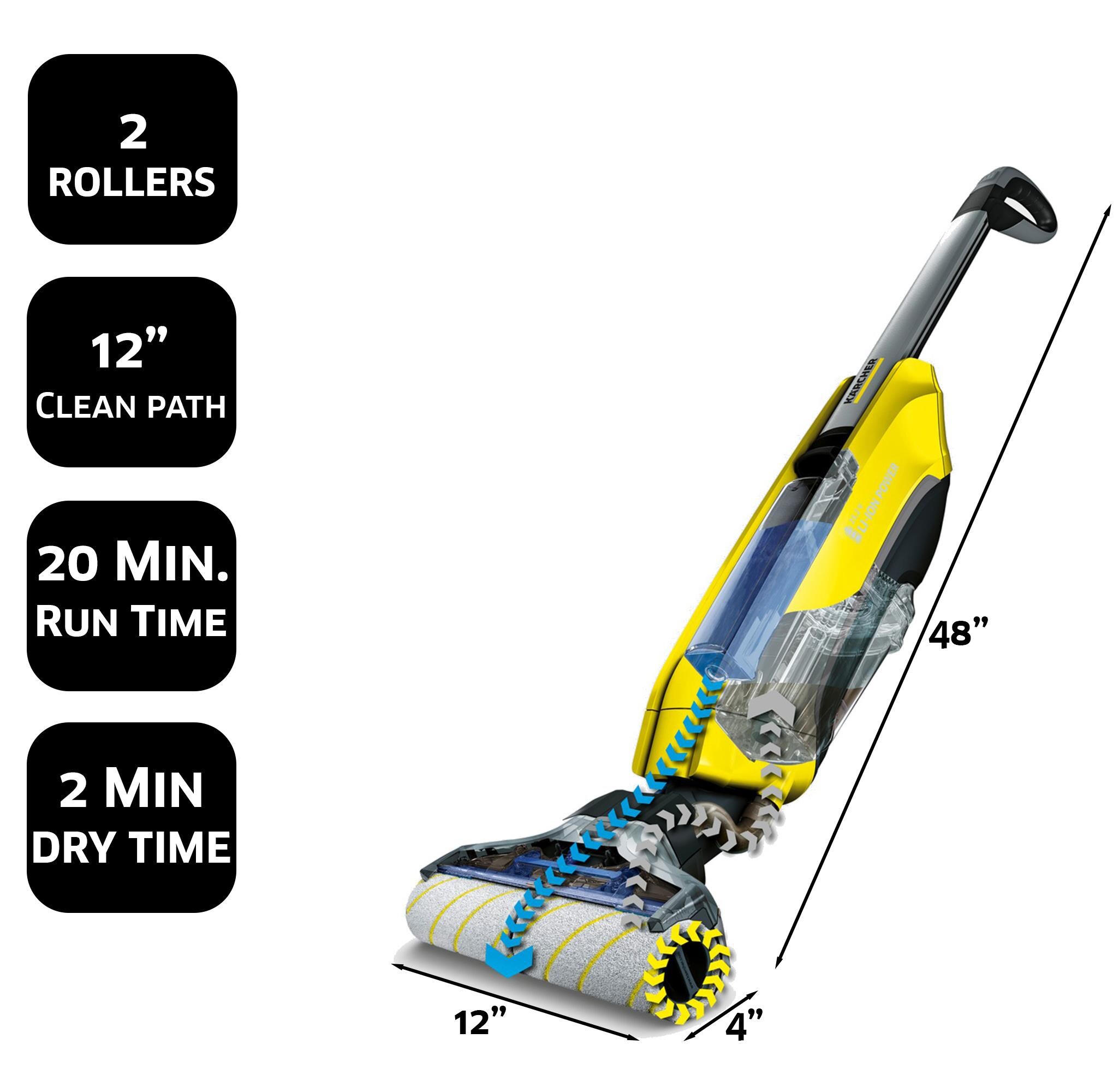Karcher FC Cordless 0.1- Gallons Floor Scrubber in the Floor Scrubbers department at Lowes.com