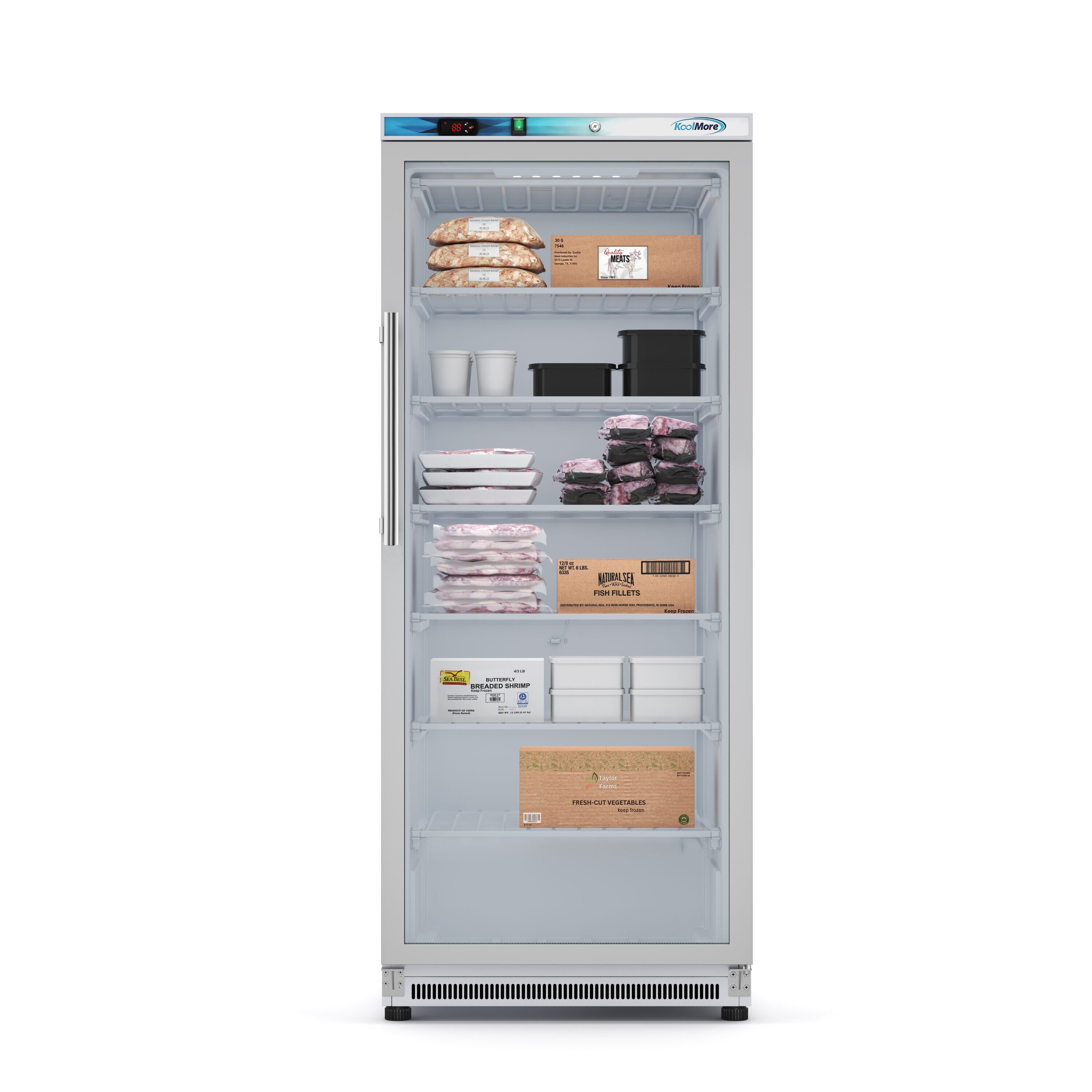 KoolMore LOW-KM-FMD20WGD Commercial-Freezers - View #4