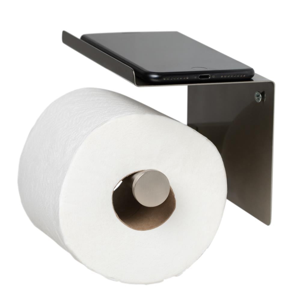 30cm large Self Adhesive Wall Mounted Stainless Steel Toilet Paper Rol –  pocoro