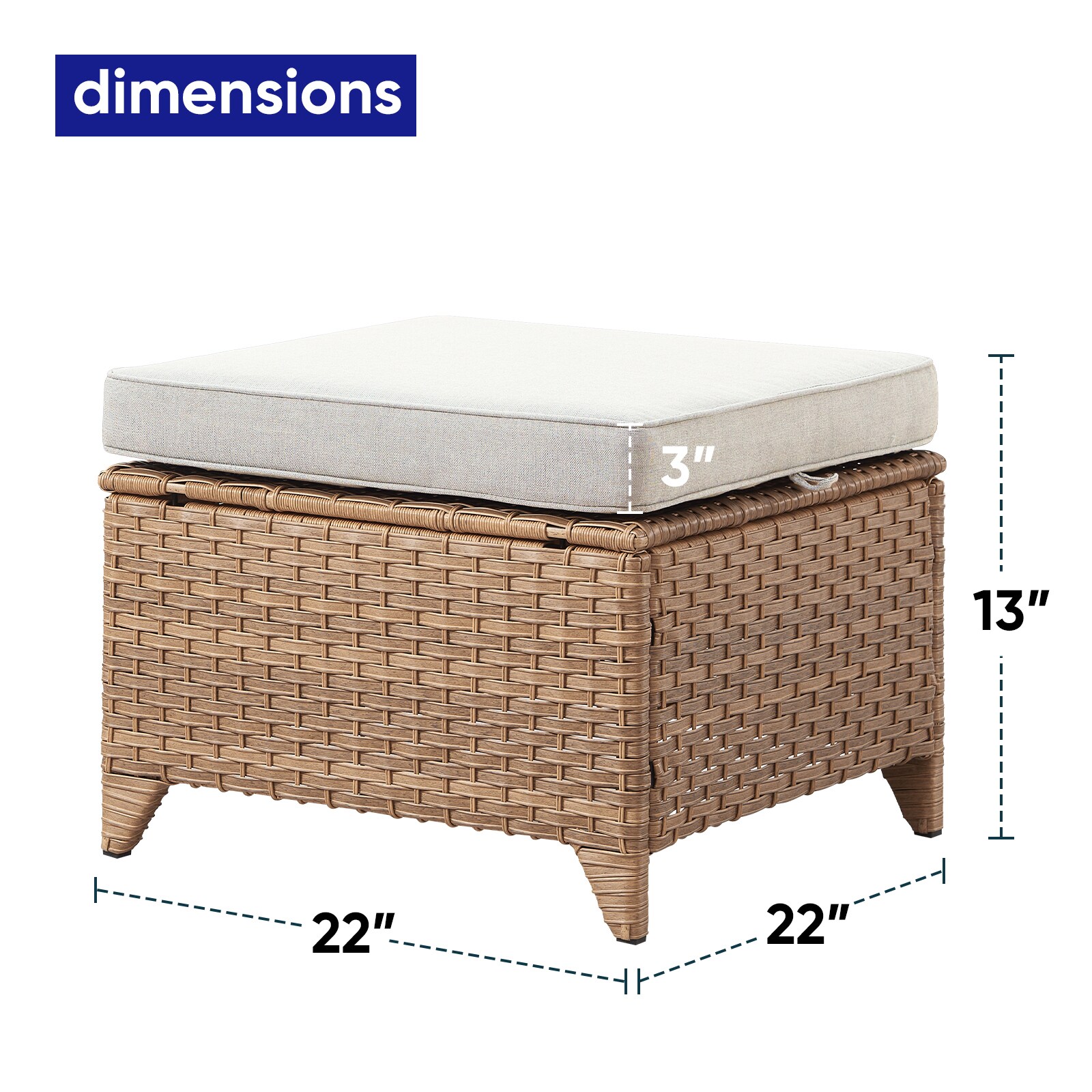 Rilyson FS105-2 Stools-Ottomans - View #4