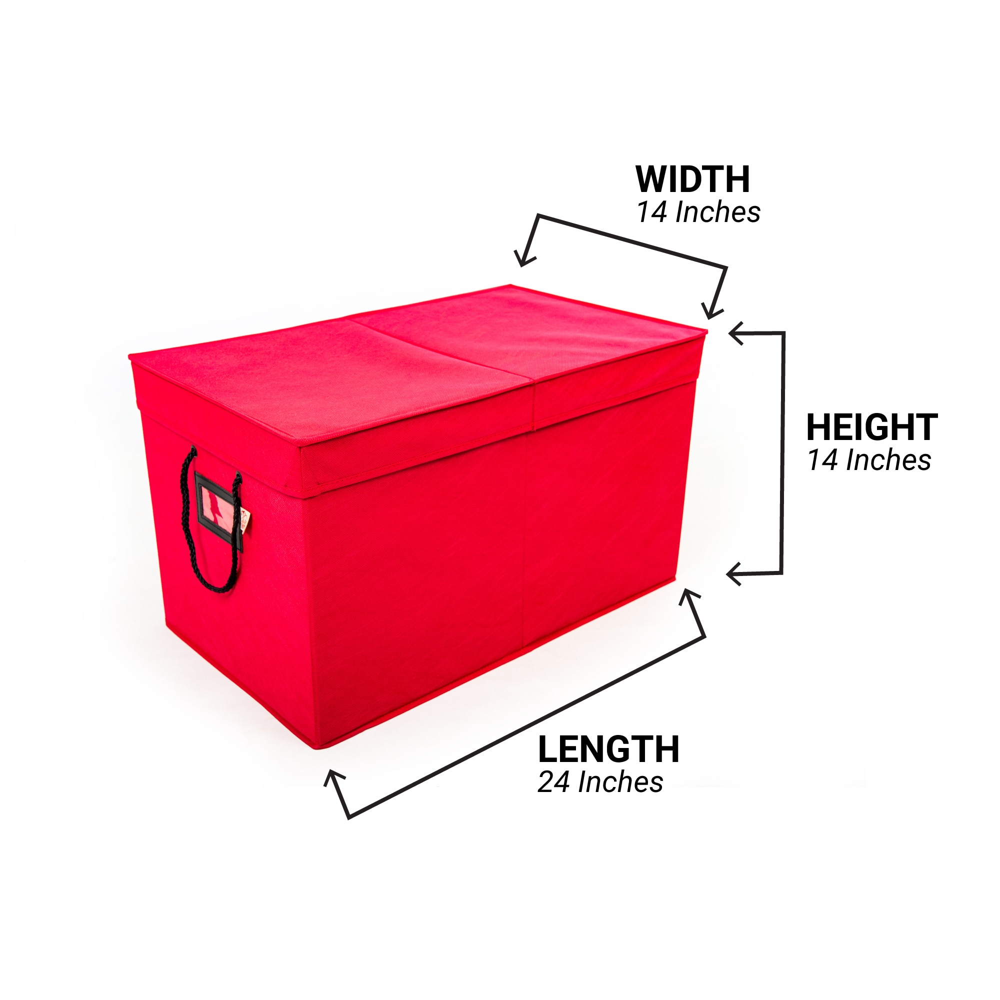 Santa's Bags SB-10457-RED-RS Bins-Baskets - View #7
