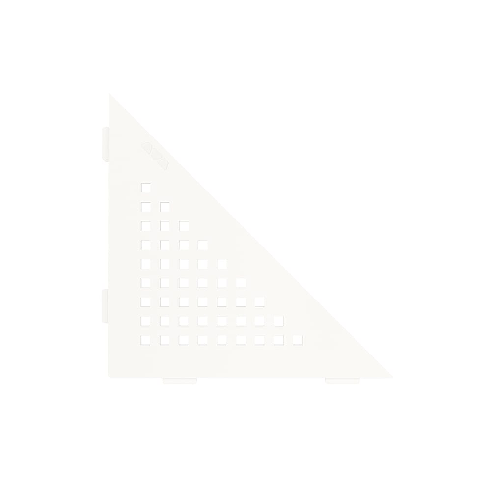 Schluter Systems SES1D3MBW Shelf Triangular Corner Square Matte White
