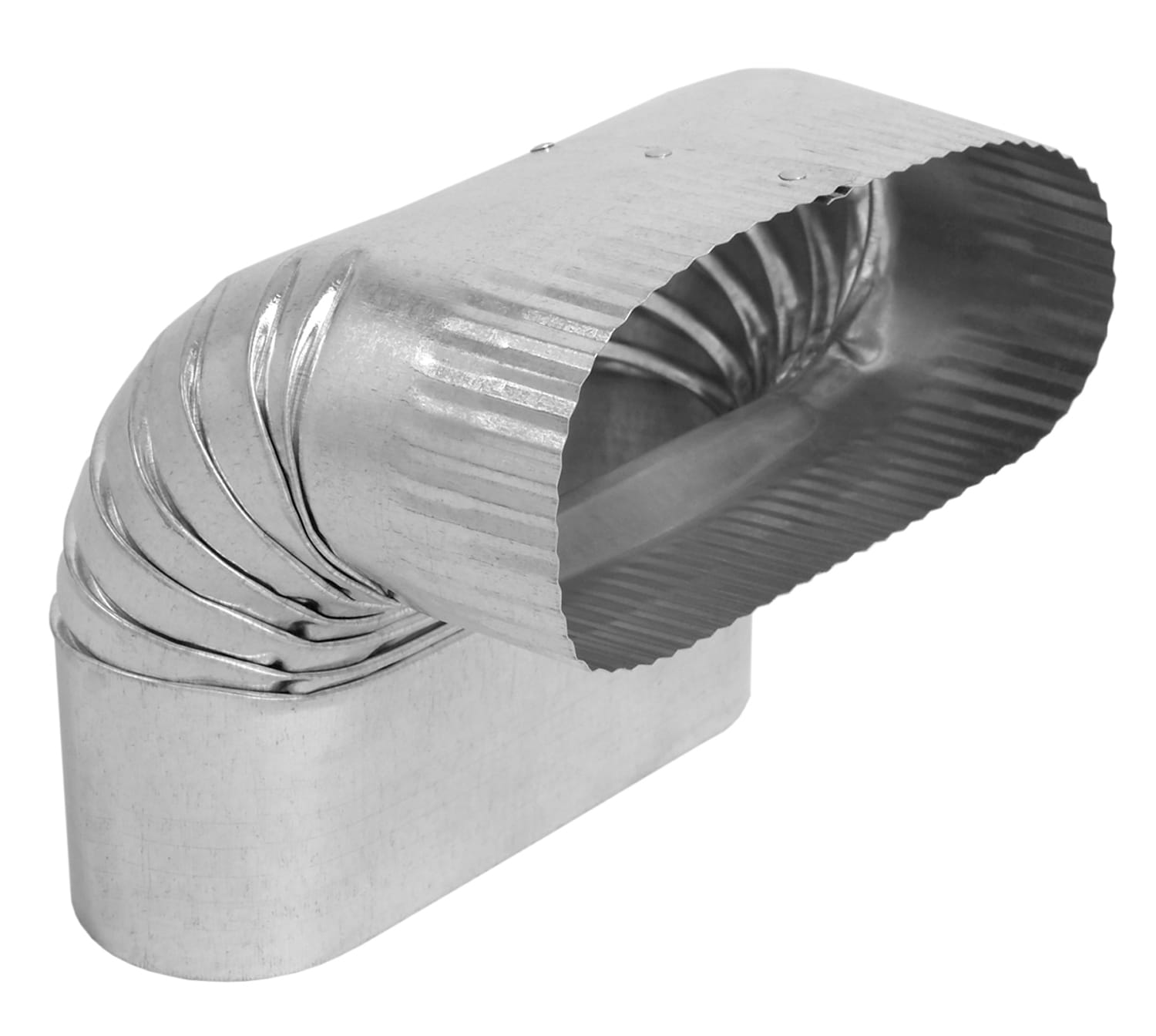 IMPERIAL 4-in Galvanized Steel Round Adjustable 90 Degree Duct Elbow in the  Duct Transitions & Connectors department at