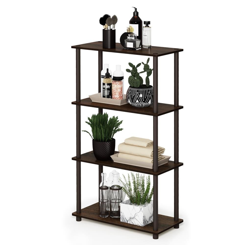 Furinno 99557WN/BR Free-Standing-Shelving - View #3