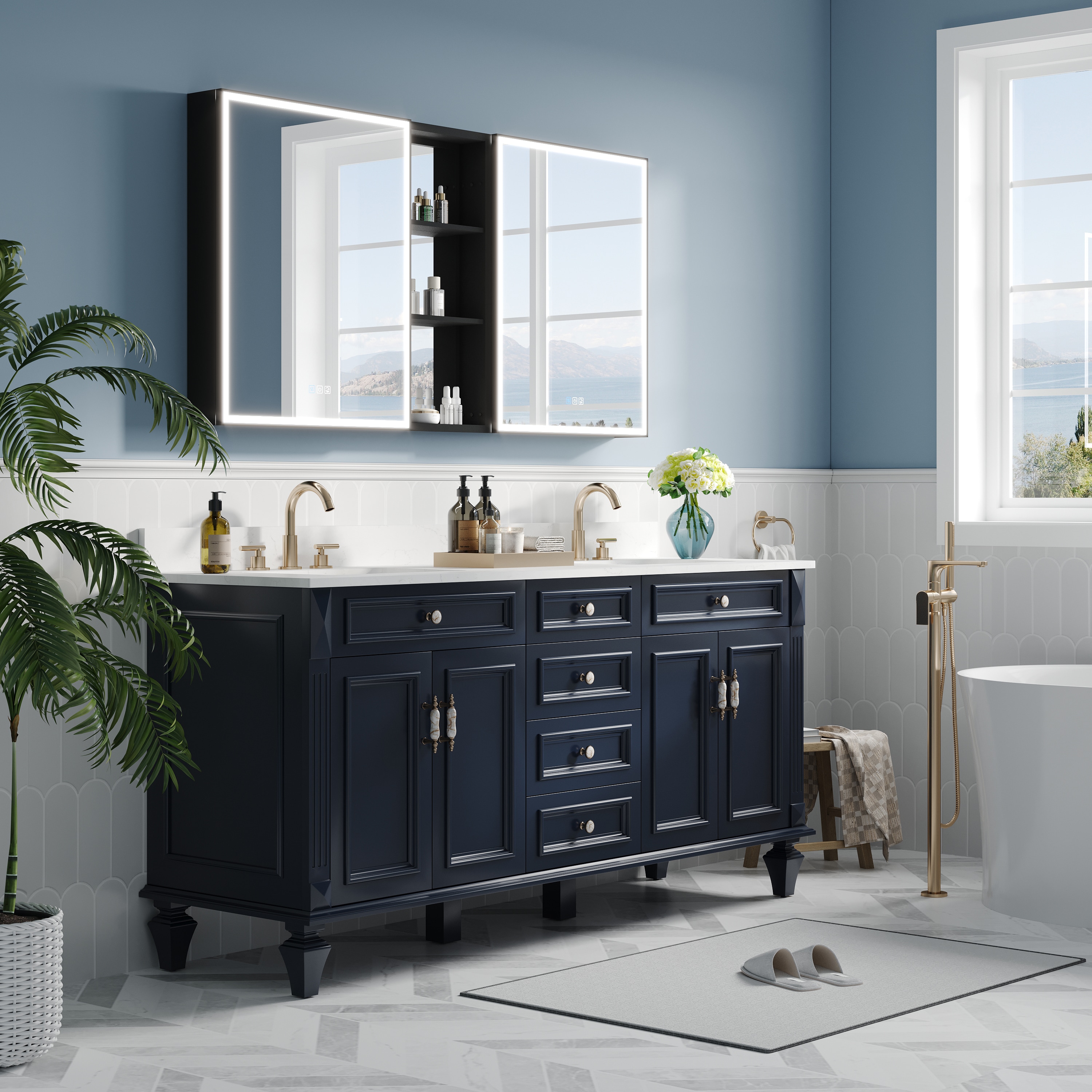 CALVON RC12-2430LR-MC Bathroom-Medicine-Cabinets - View #7