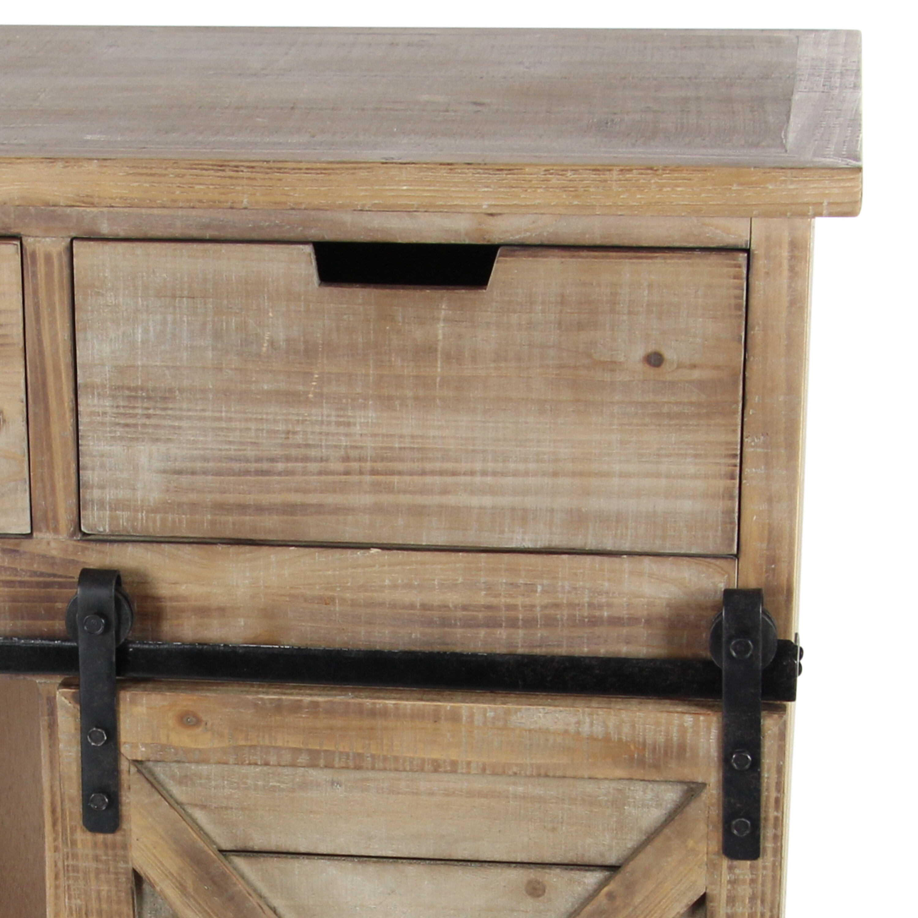 Grayson Lane Brown Pine 2-Drawer Accent Chest