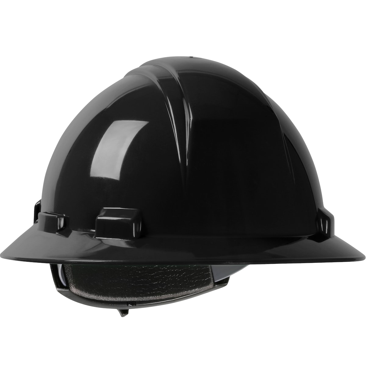Dynamic Kilimanjaro Full Brim Quick Adjusting Ratchet Type I Class E Black Hard Hat #280-HP641R-11