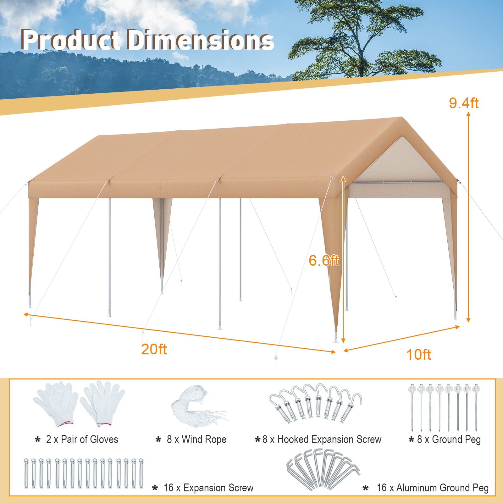 WELLFOR CPS10020 tents - View #6